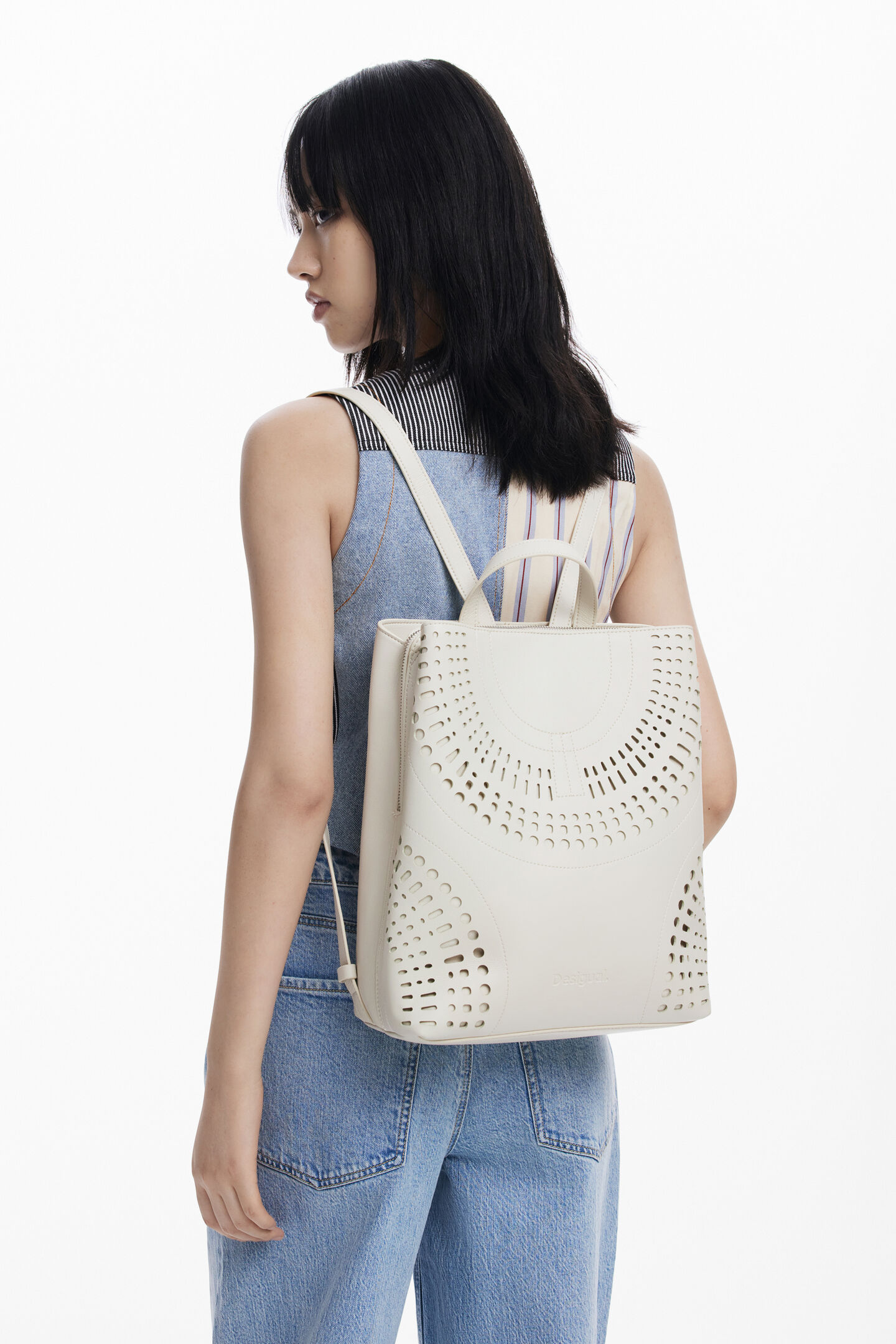 Mochila ORBIS SUMY Desigual White 3