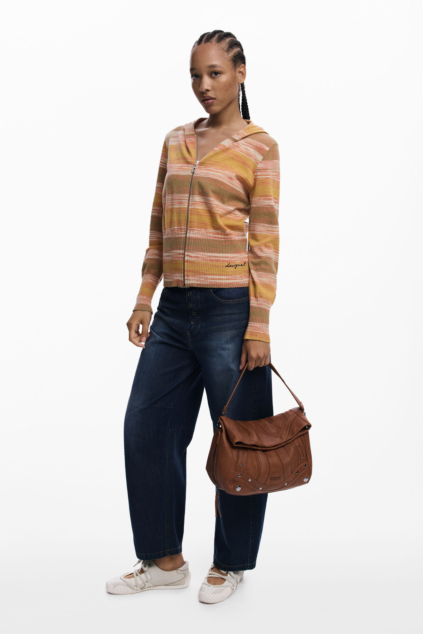 Mala PATCH LOVERTY Desigual Brown 2