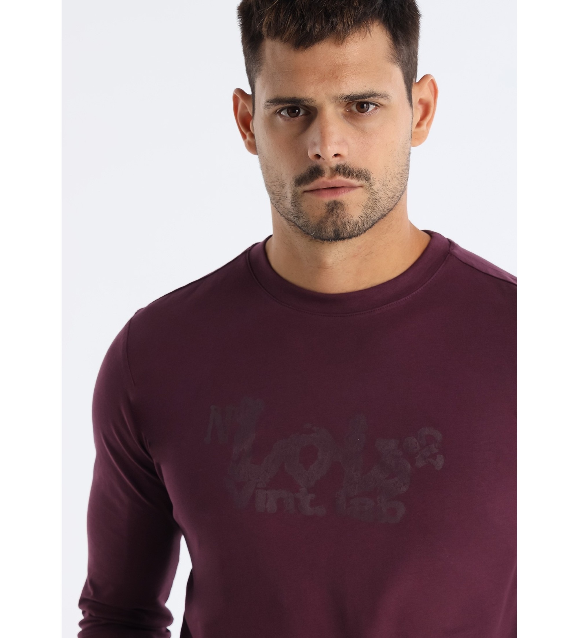 Camisola HUGO-TEO LOIS Bordeaux 1