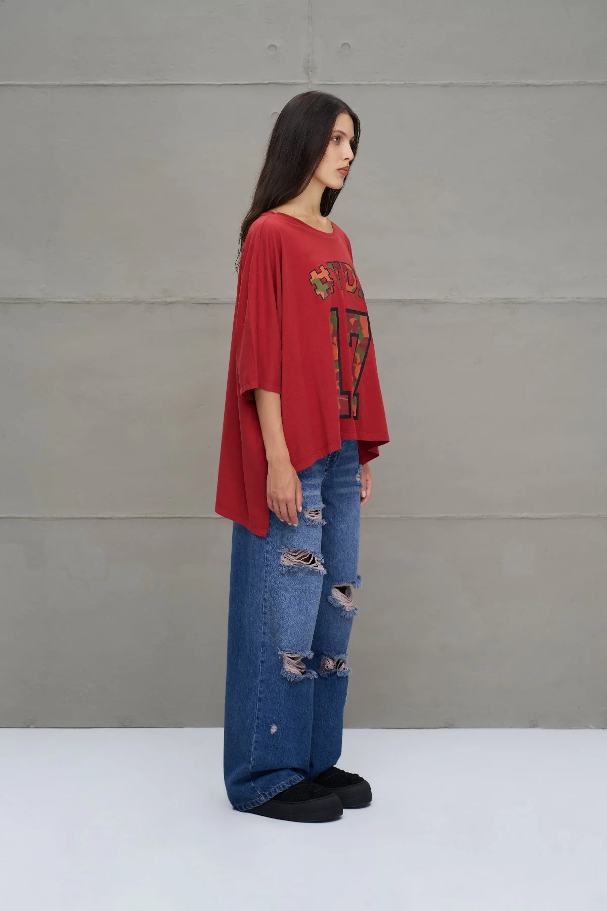 T-Shirt 18282 Maroon VDR 2