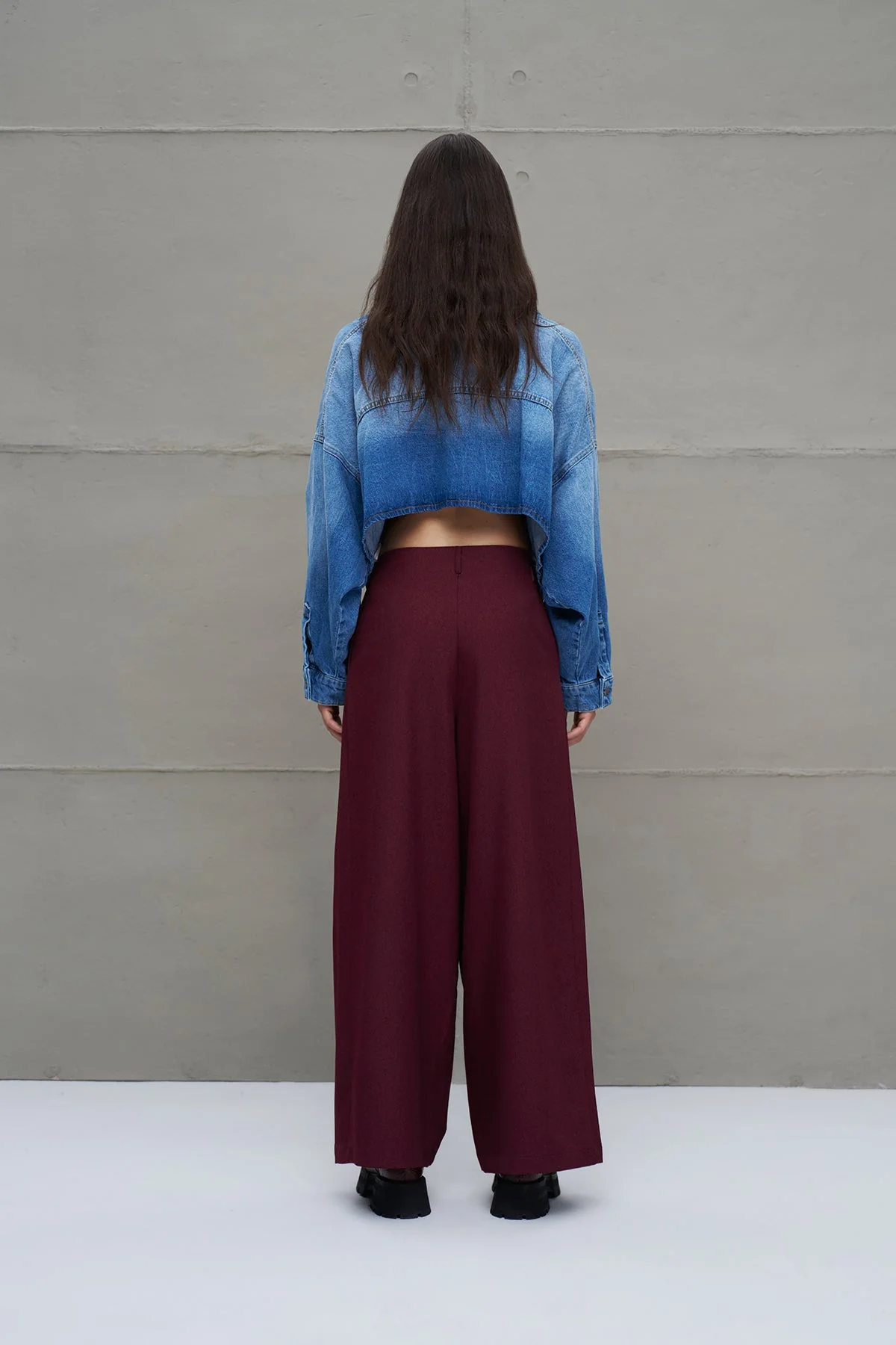 Calças 18205 Burgundy VDR  1