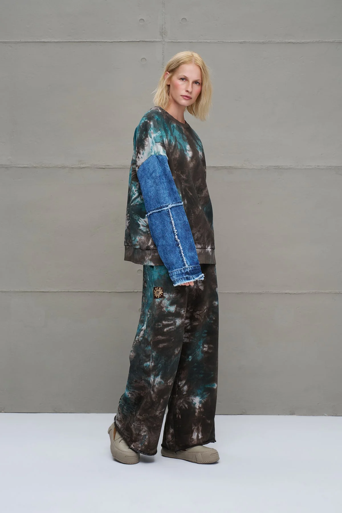 Calças 18222 Brown Green VDR 1