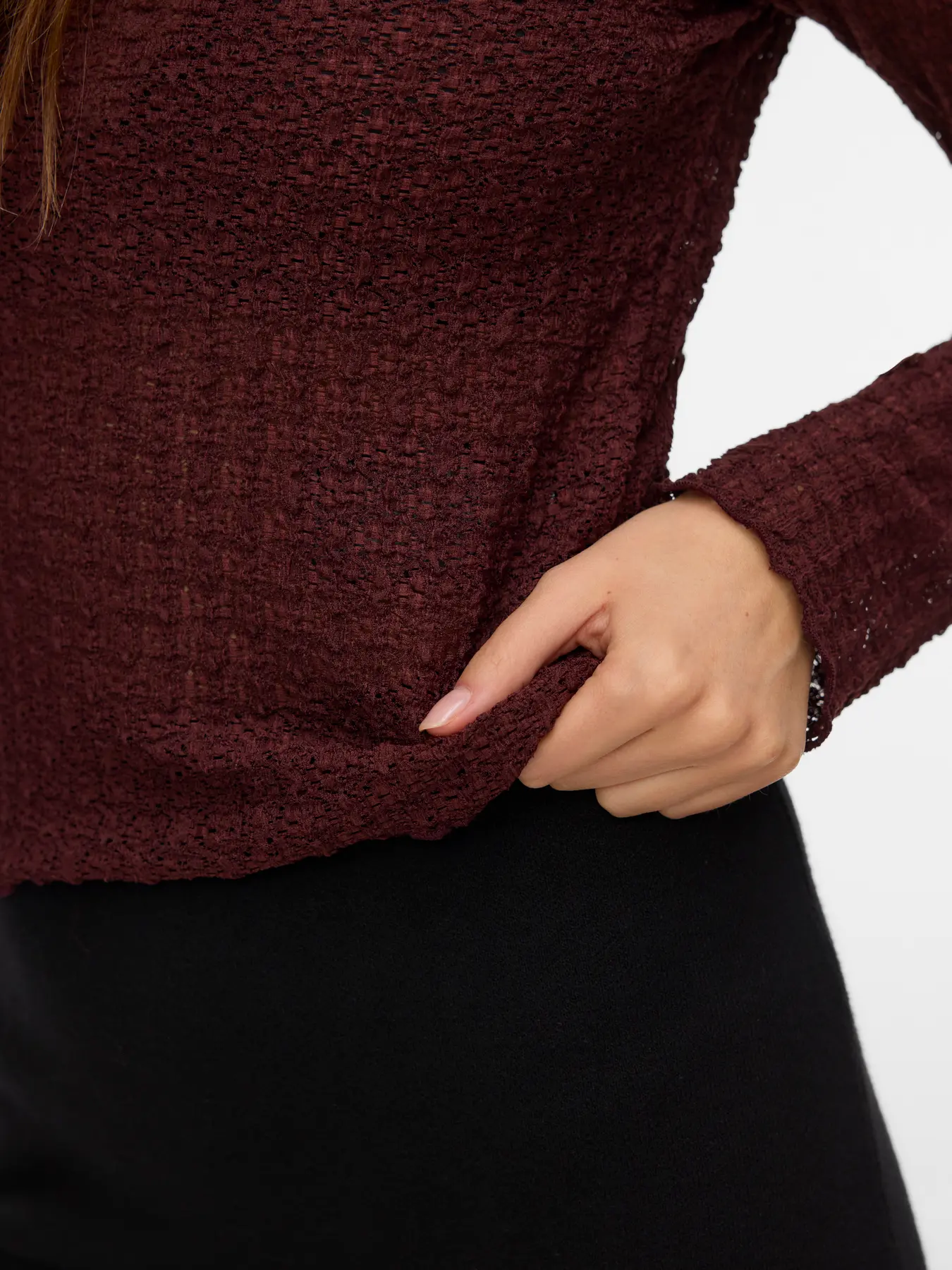 Malha SHELBY Vero Moda Decadent Chocolate 2