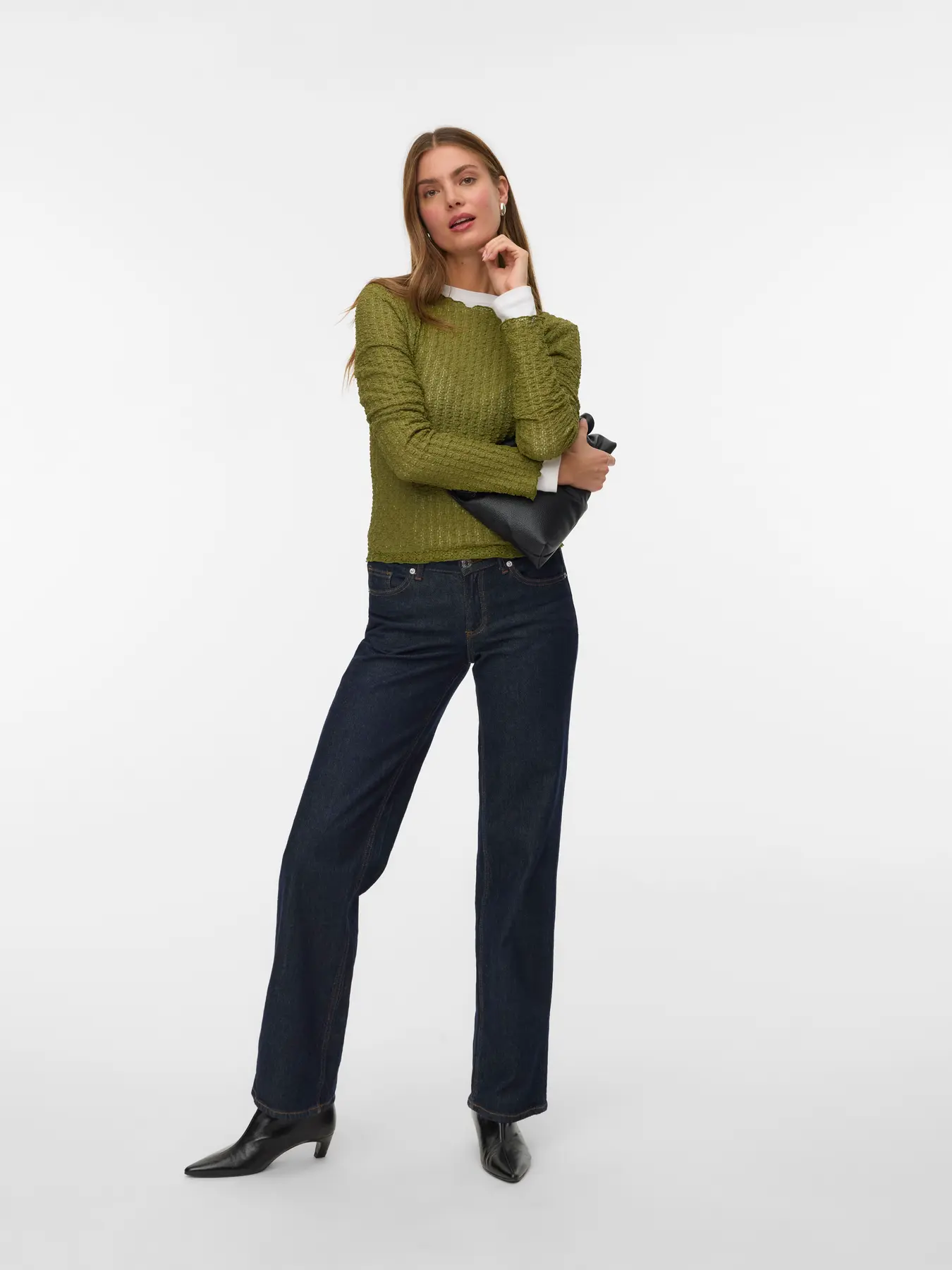 Malha SHELBY Vero Moda Olive 1