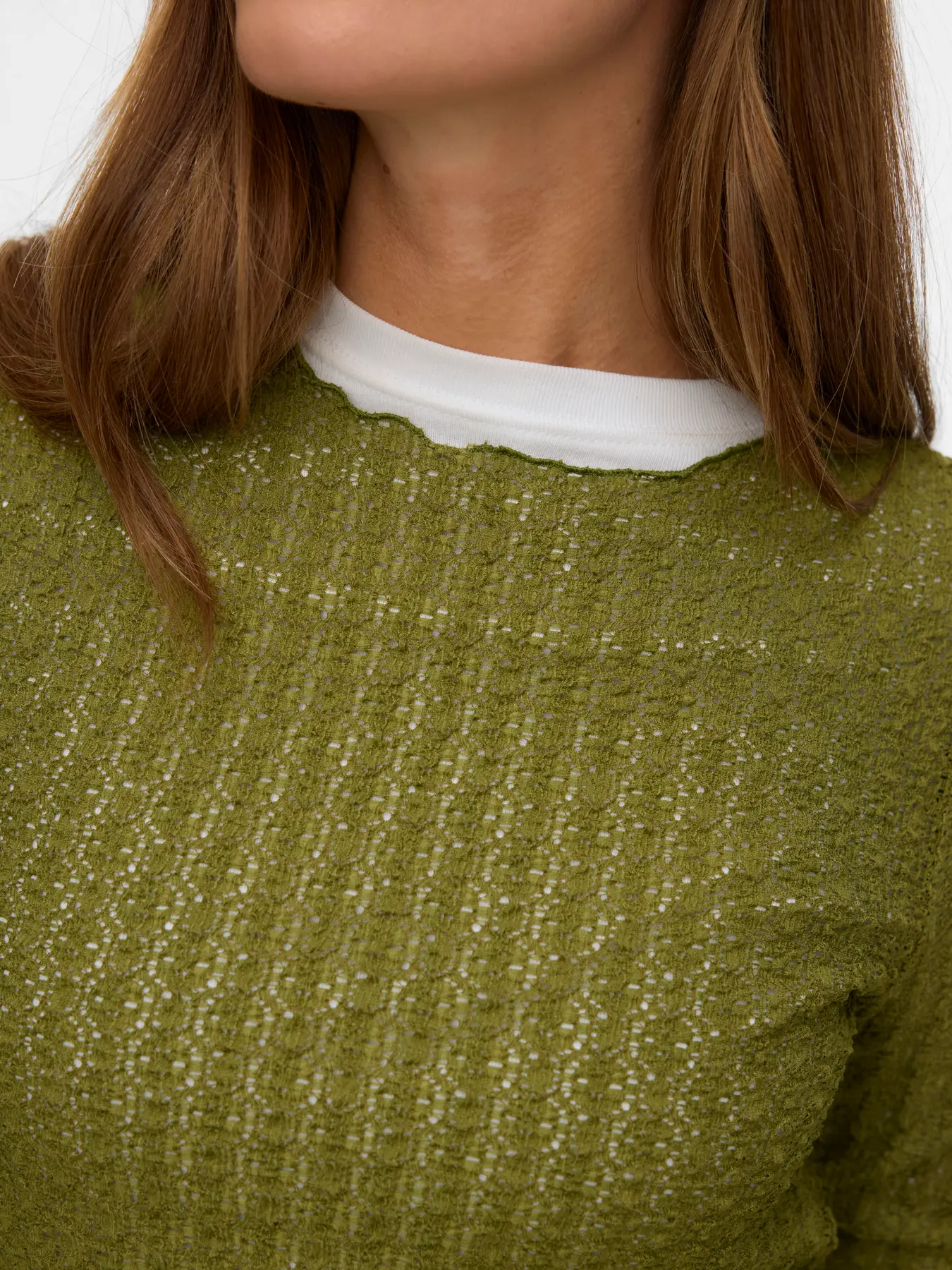 Malha SHELBY Vero Moda Olive 3