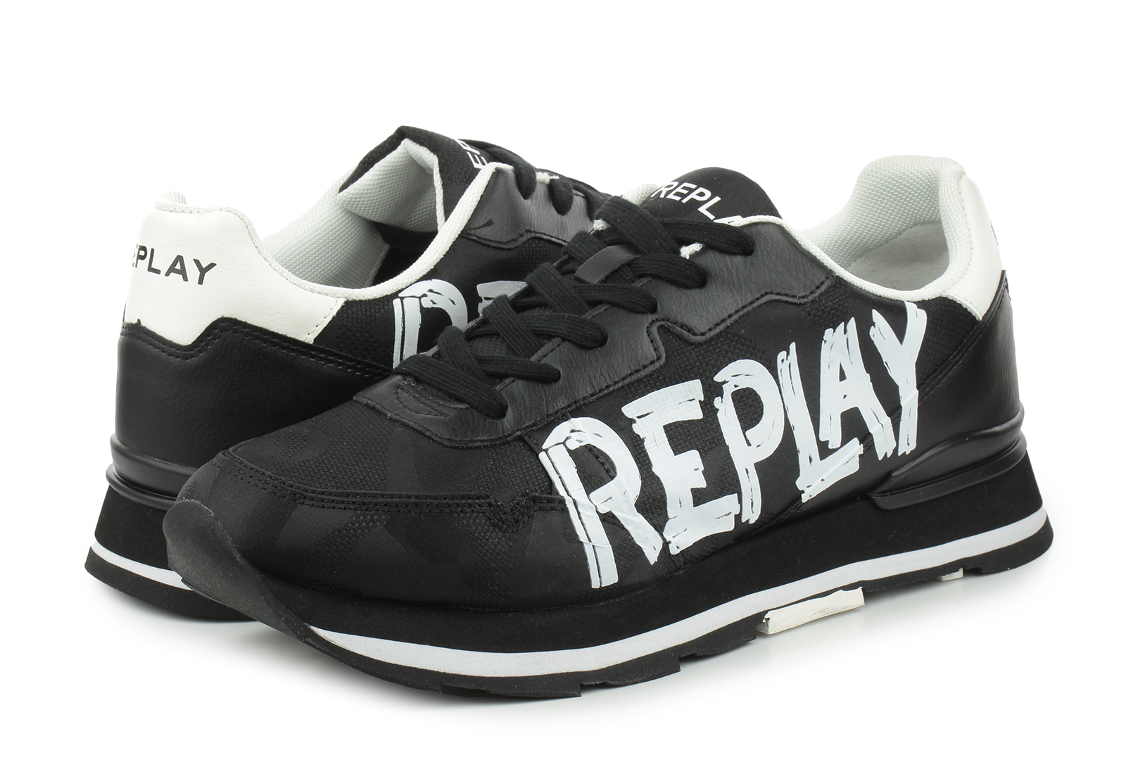 Sapatilhas ARTHUR LOGO Replay Black 1