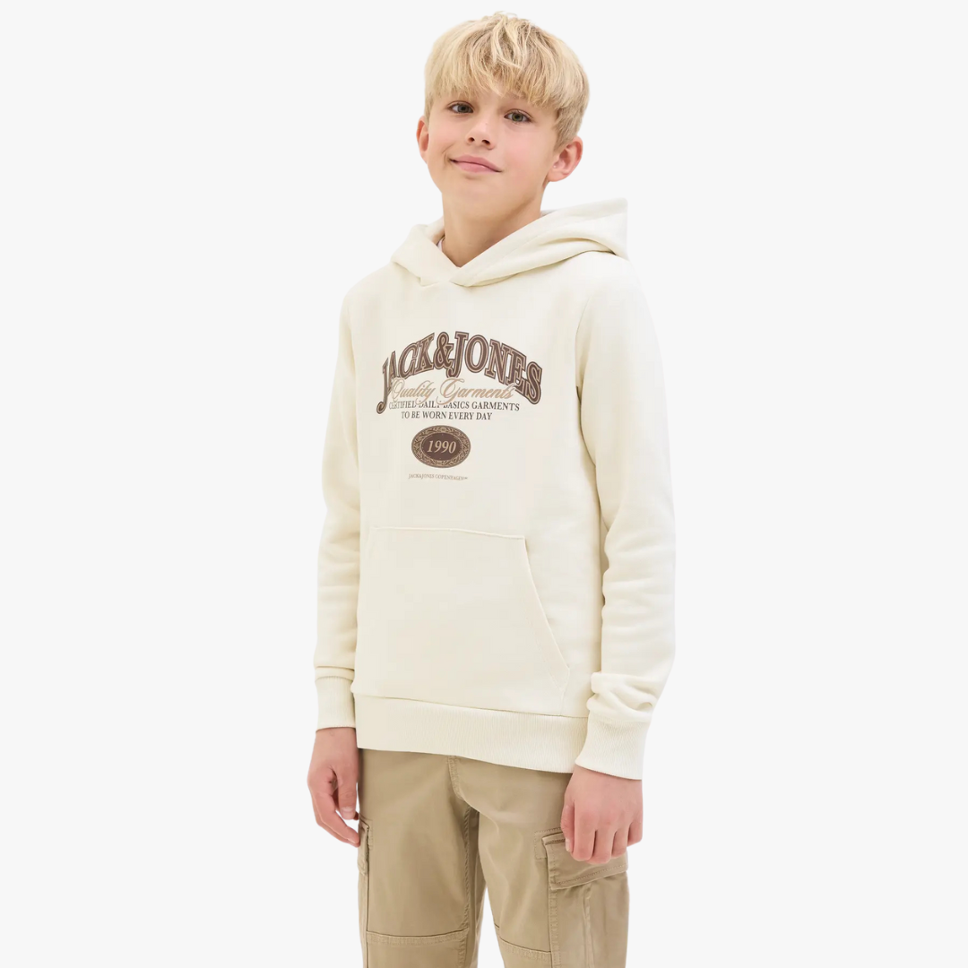 Hoodie ARI Jack&Jones Junior Antique White 0