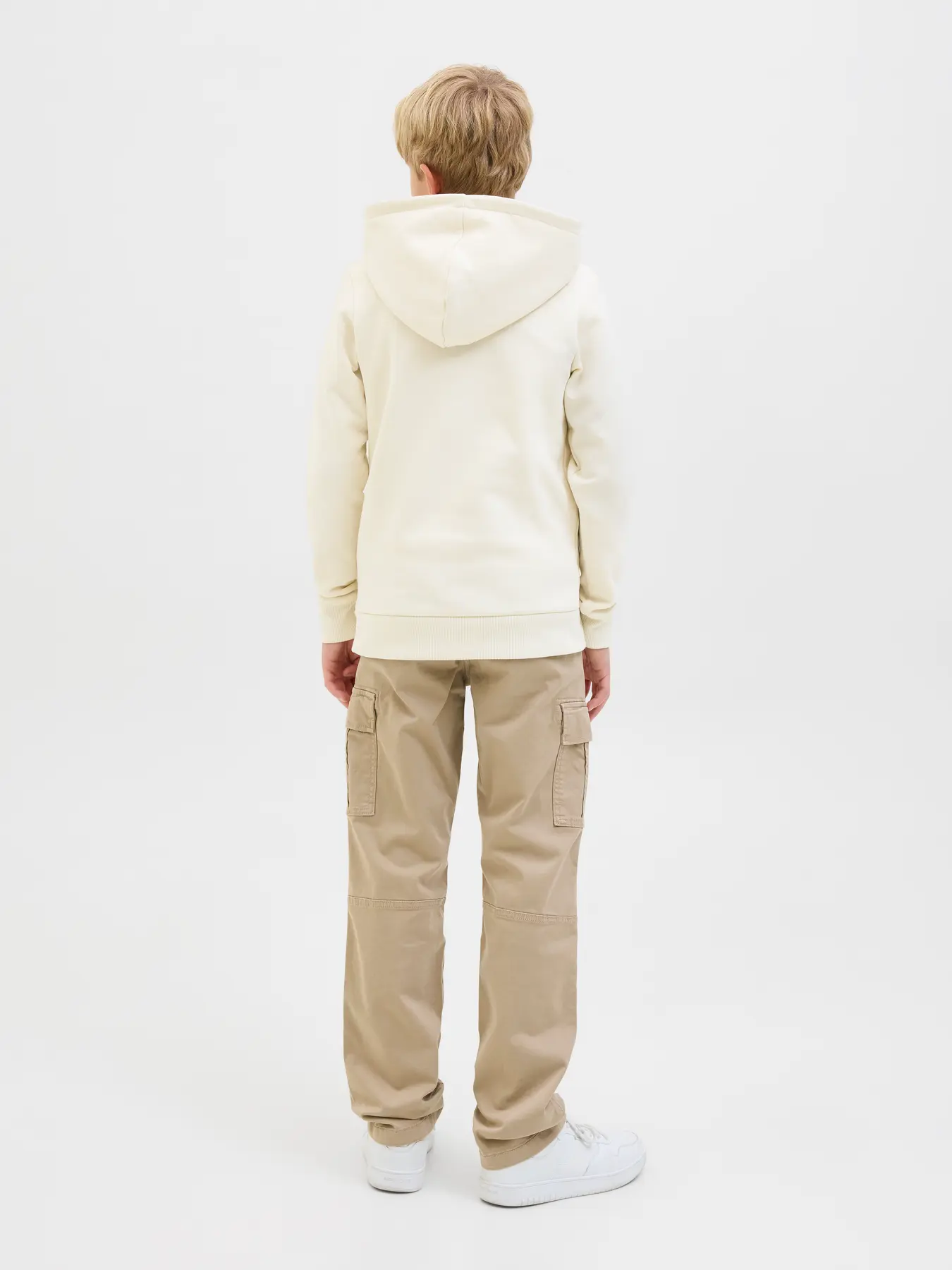 Hoodie ARI Jack&Jones Junior Antique White 1