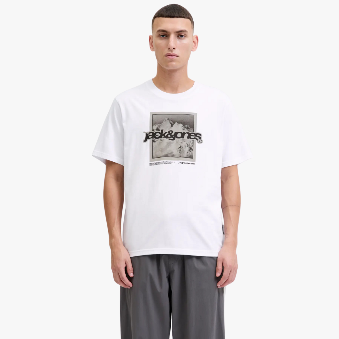 T-Shirt FLARE Jack&Jones Bright White