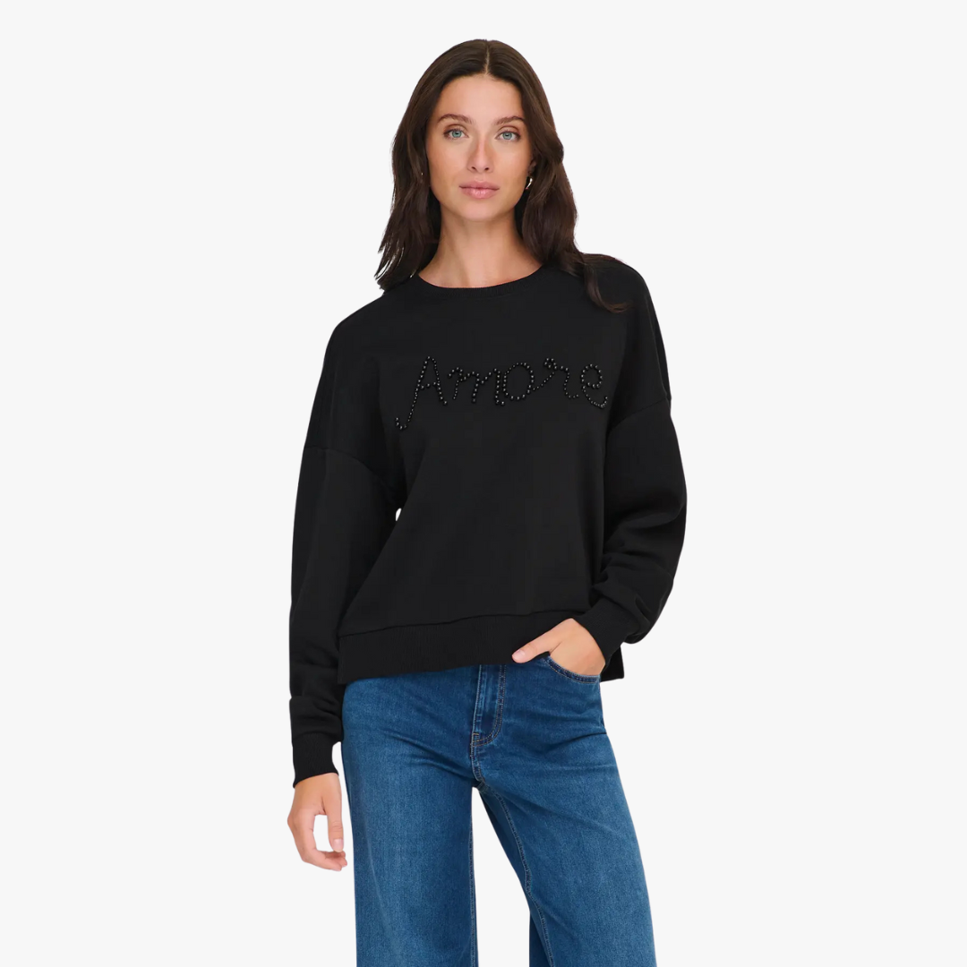 Sweat JENNA Only Black Amore 0