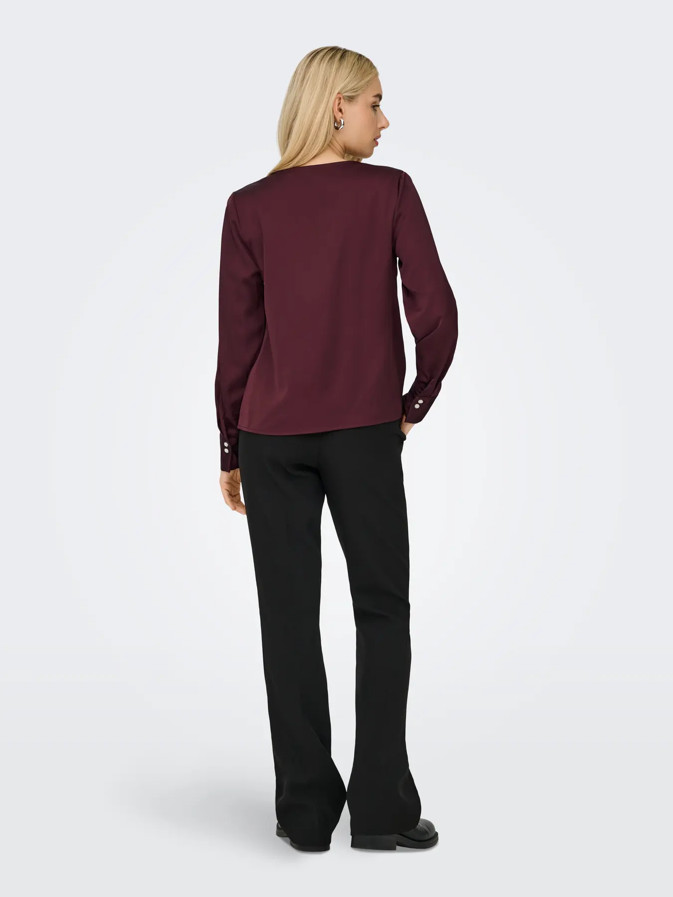 Blusa MIKA Only Burgundy 1