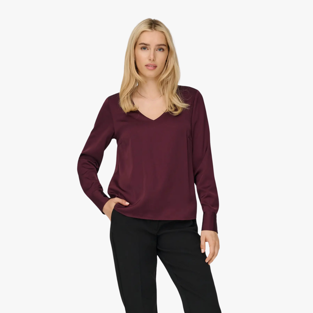 Blusa MIKA Only Burgundy 0