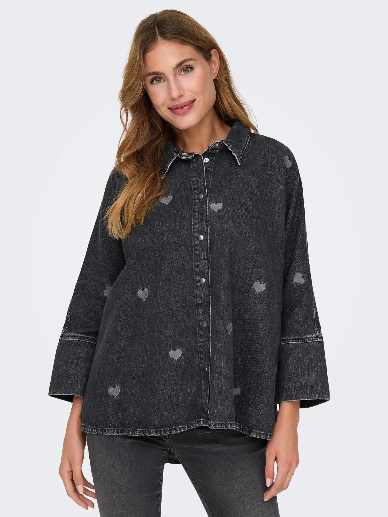 Casaco GRACE Only Washed Black 2