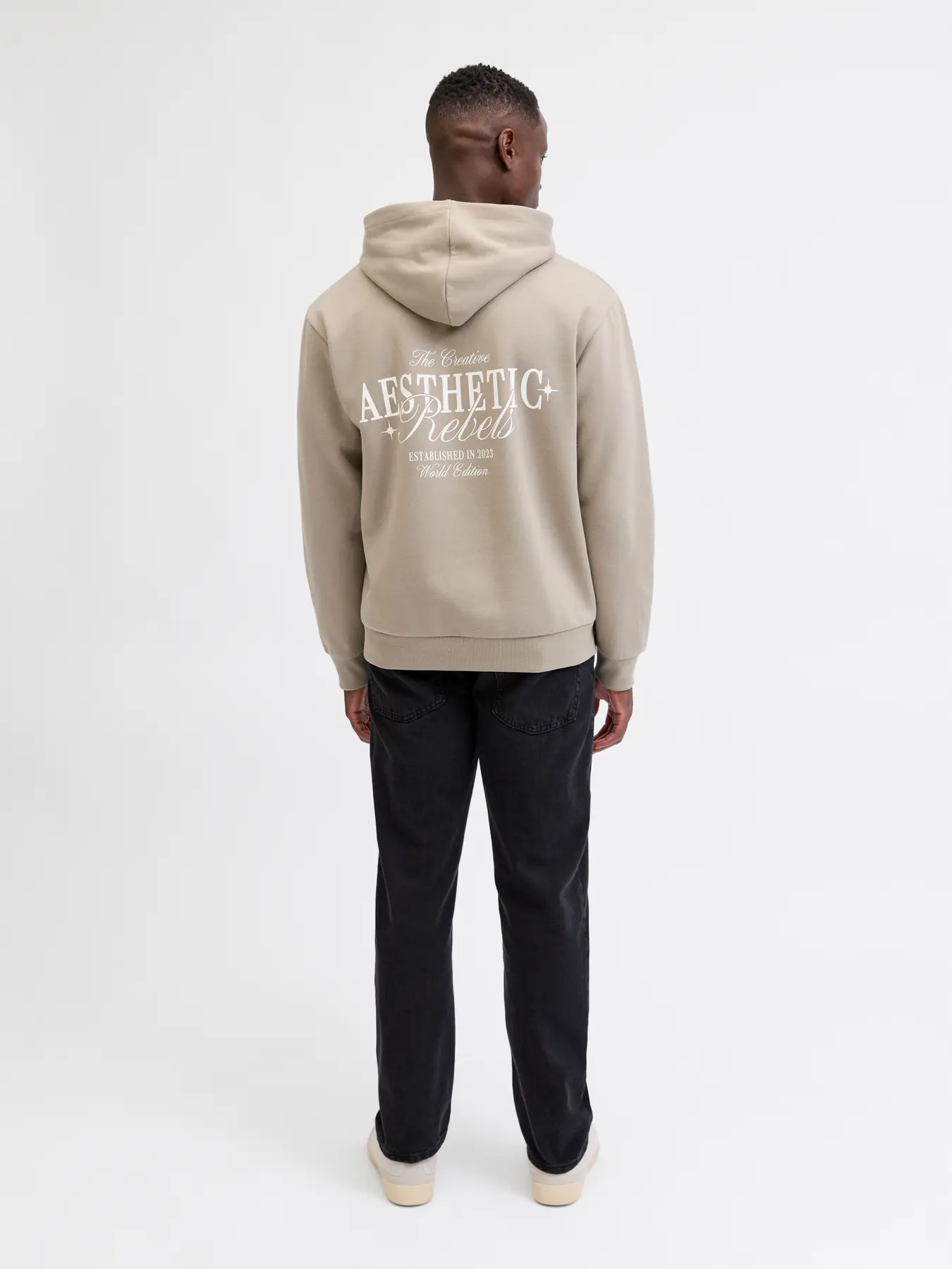 Hoodie BROCK Jack&Jones Rebel Cashew 1