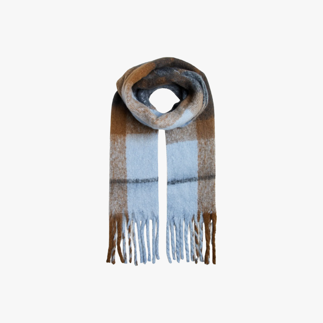 Cachecol LYSNA Pieces Blue Fossil 0