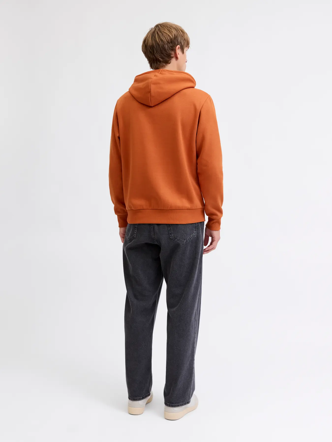 Hoodie BLUE Jack&Jones Rebel Bombay Brown 1
