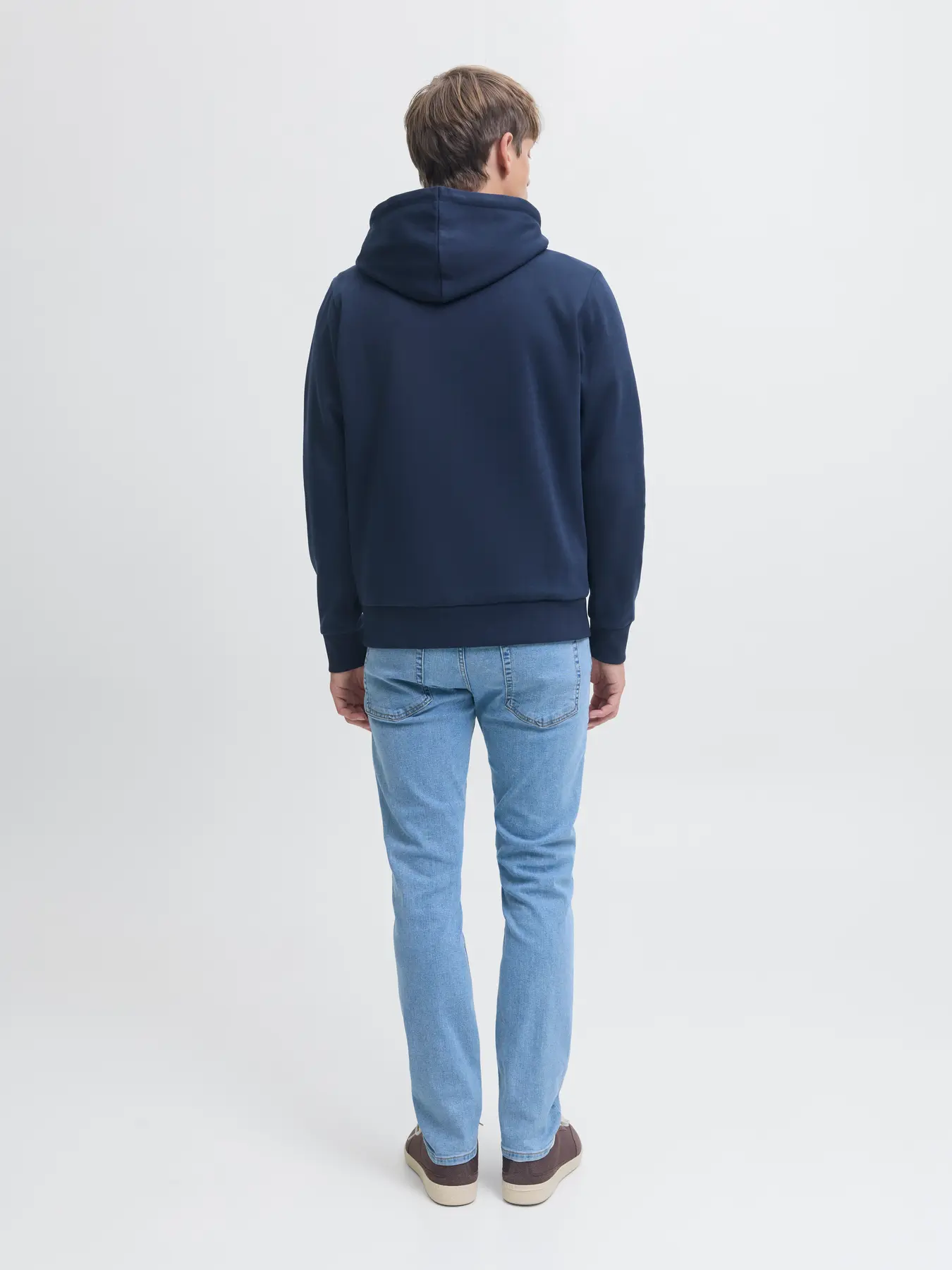 Hoodie BLUE Jack&Jones Rebel Sky Captain 1