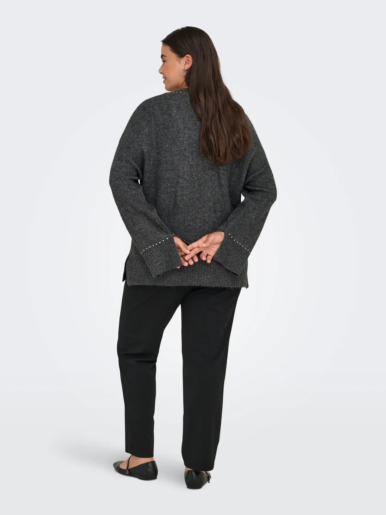 Cardigan ELSIE Only Carmakoma Medium Grey 1