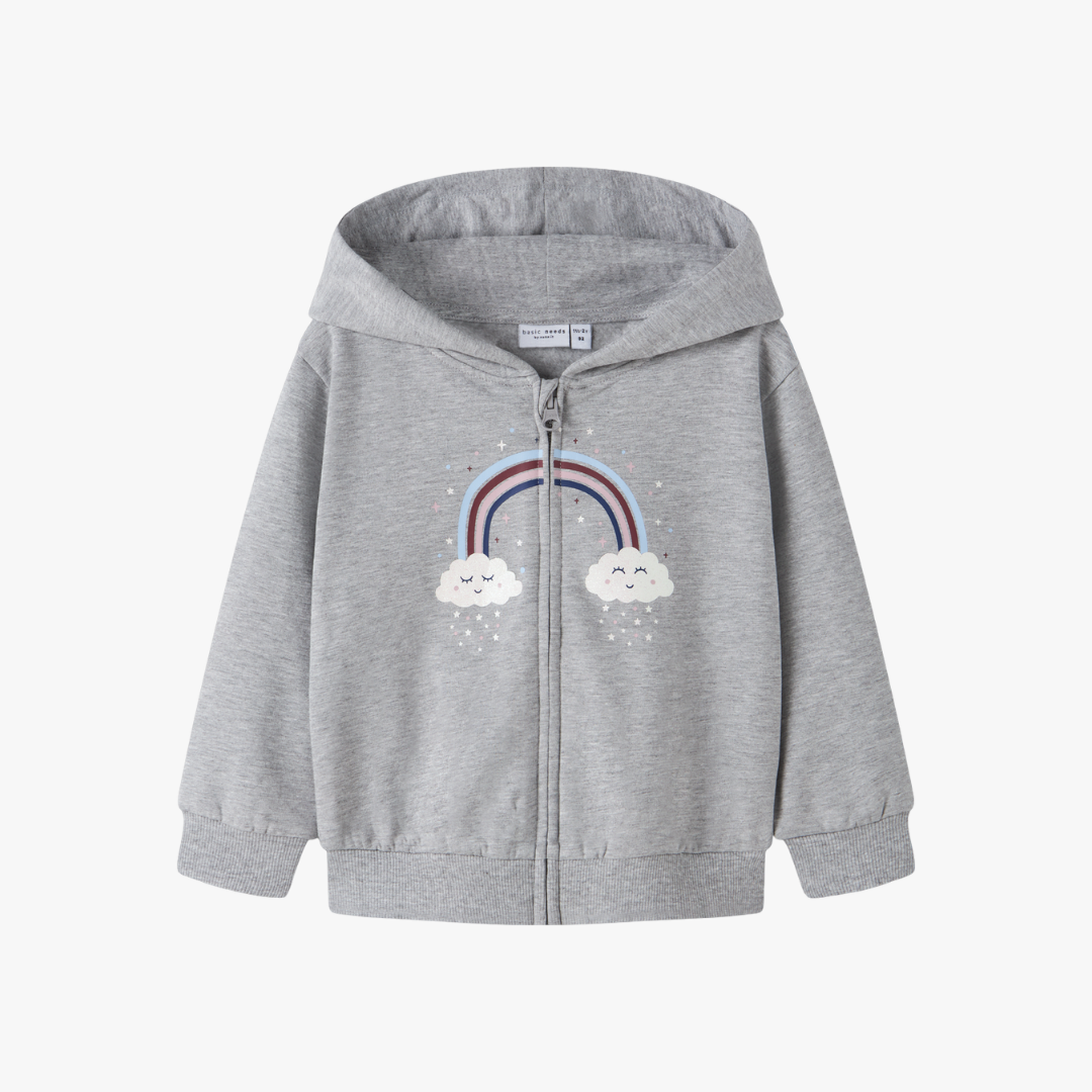 Hoodie VOLTANA Name It Grey Melange 0