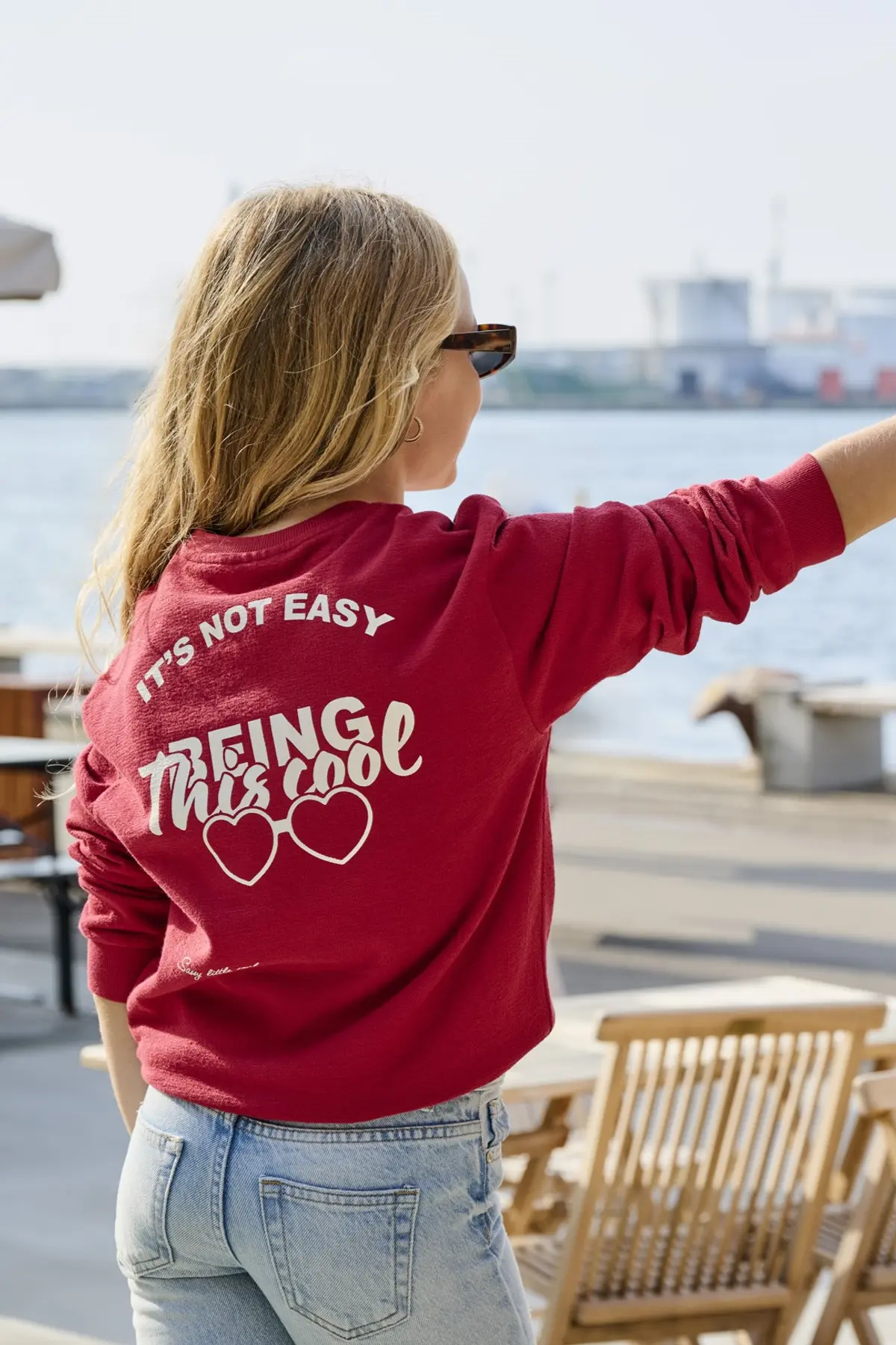 Sweatshirt TINA Only Kids Karanda Red 2