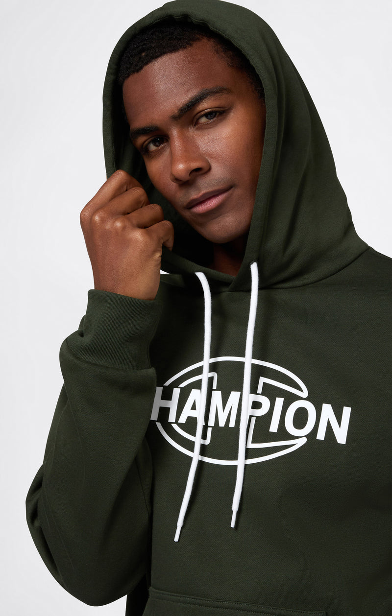 Hoodie 221647 Champion Military Green 1