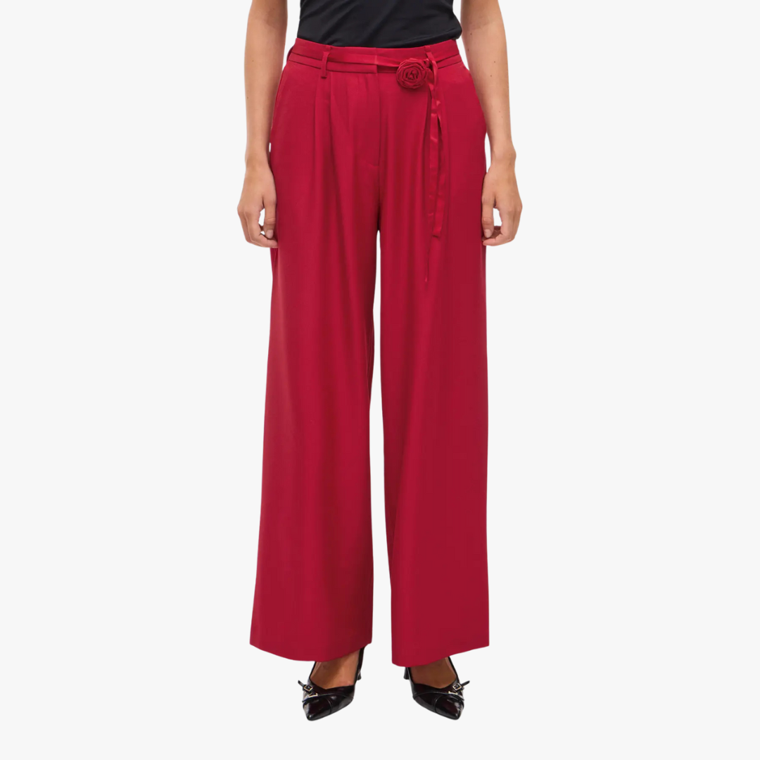 Calças CATALINA Vila Jester Red 0