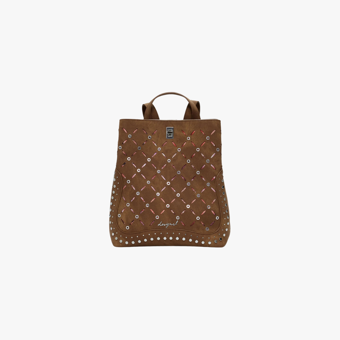 Mochila YANKEE METAL Desigual Camel 0