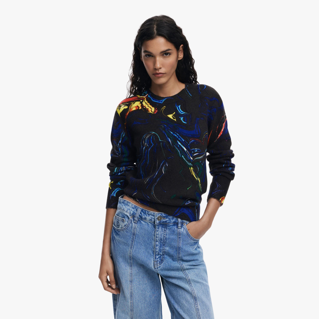 Sweat BUTTERFLY Desigual Black 0