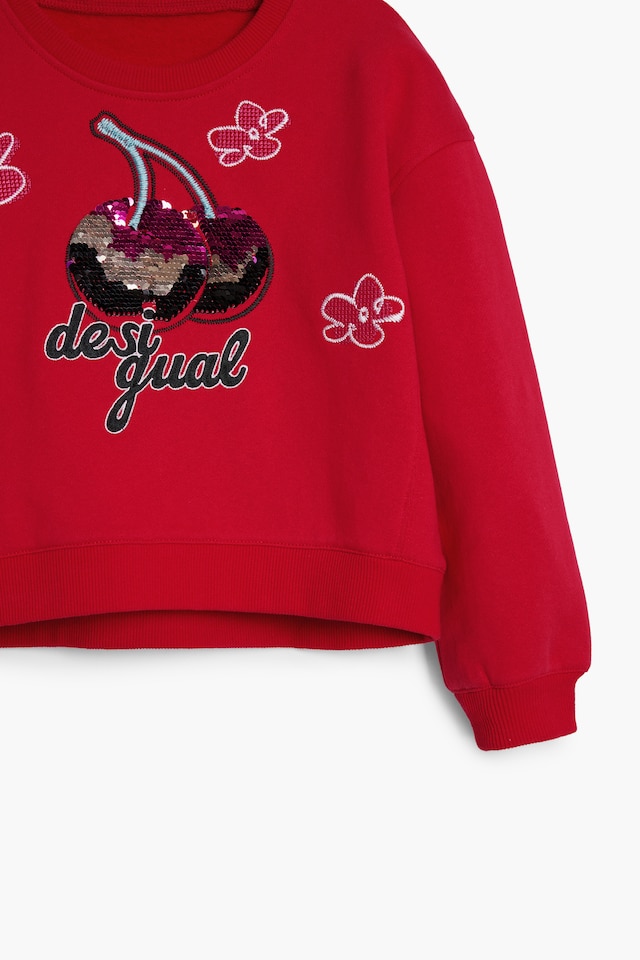Sweatshirt CHERRIES Desigual Red 2