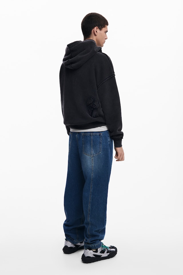 Hoodie ORLANDO Desigual Black 1