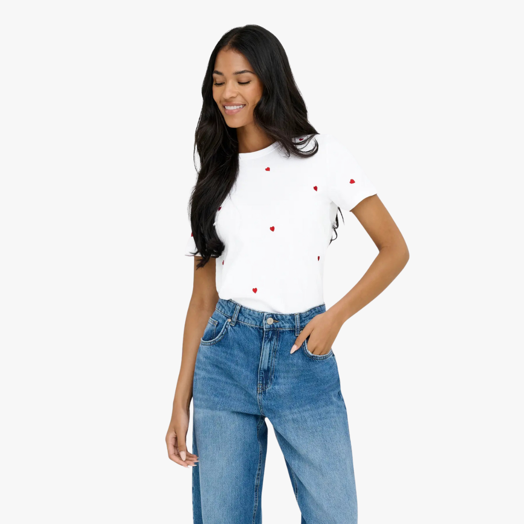 T-Shirt KETTY Only Bright White  0