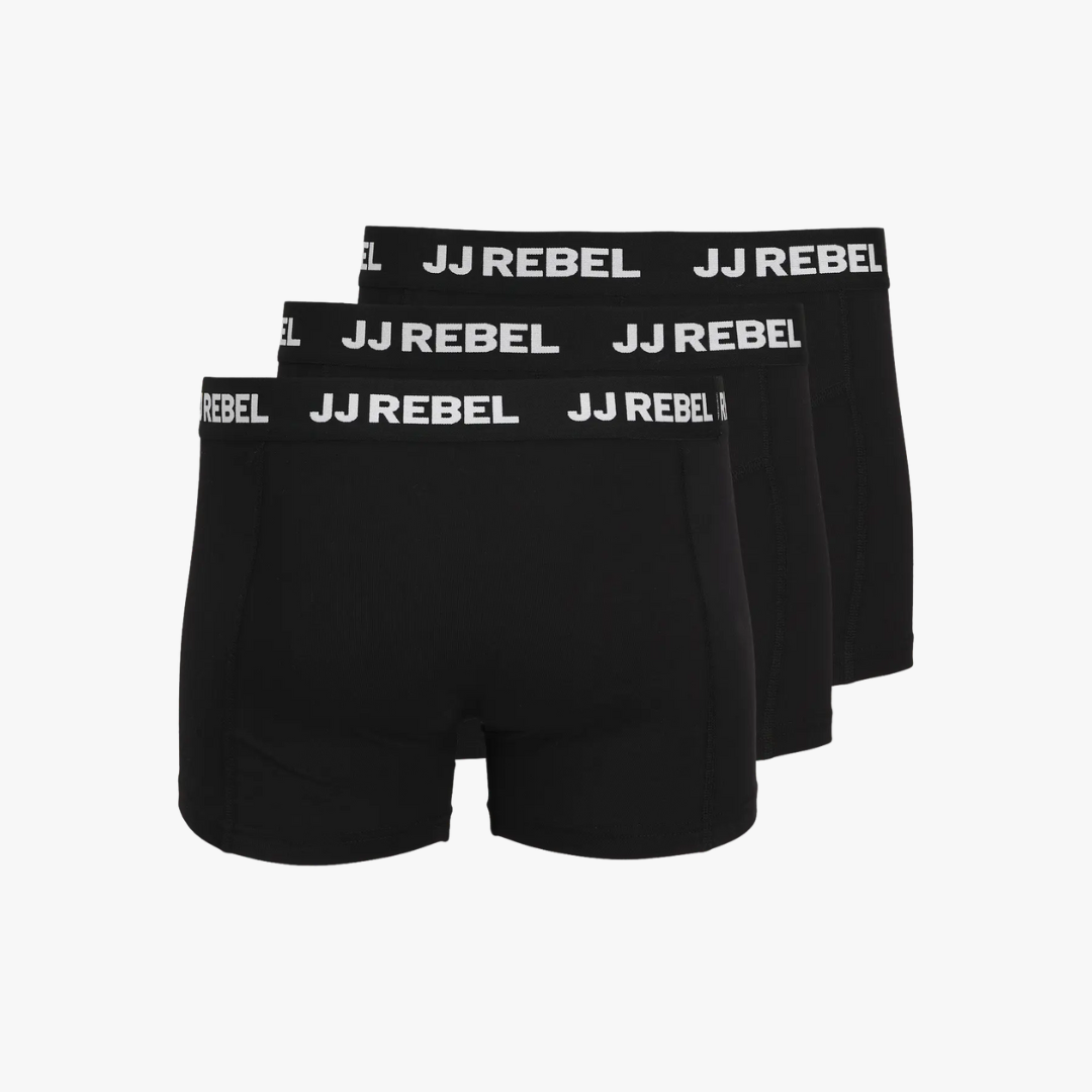 Pack de Boxers LOGO TRUNKS Jack&Jones Rebel Black 0