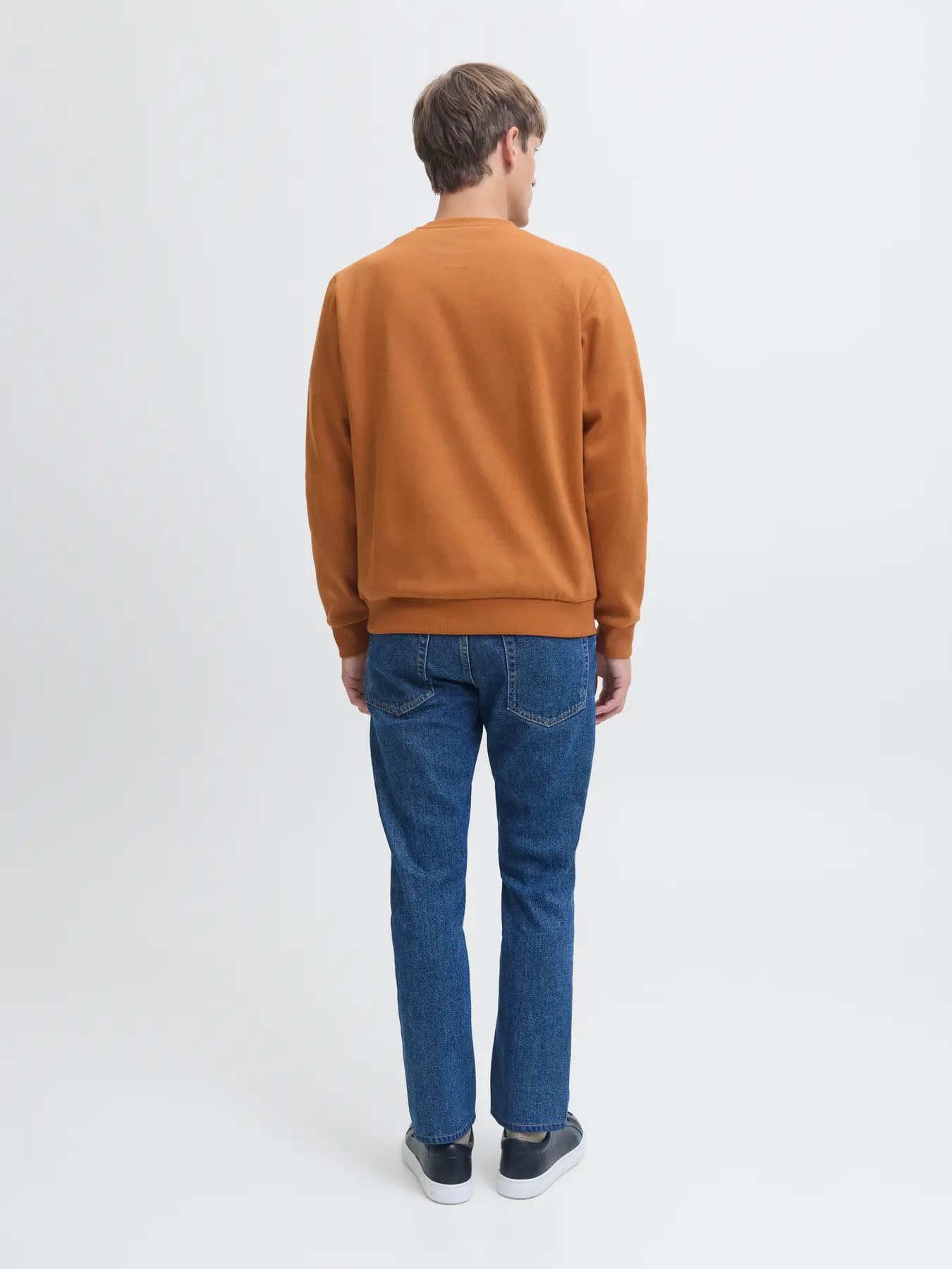 Sweat PHIL Jack&Jones Rebel Bombay Brown 1