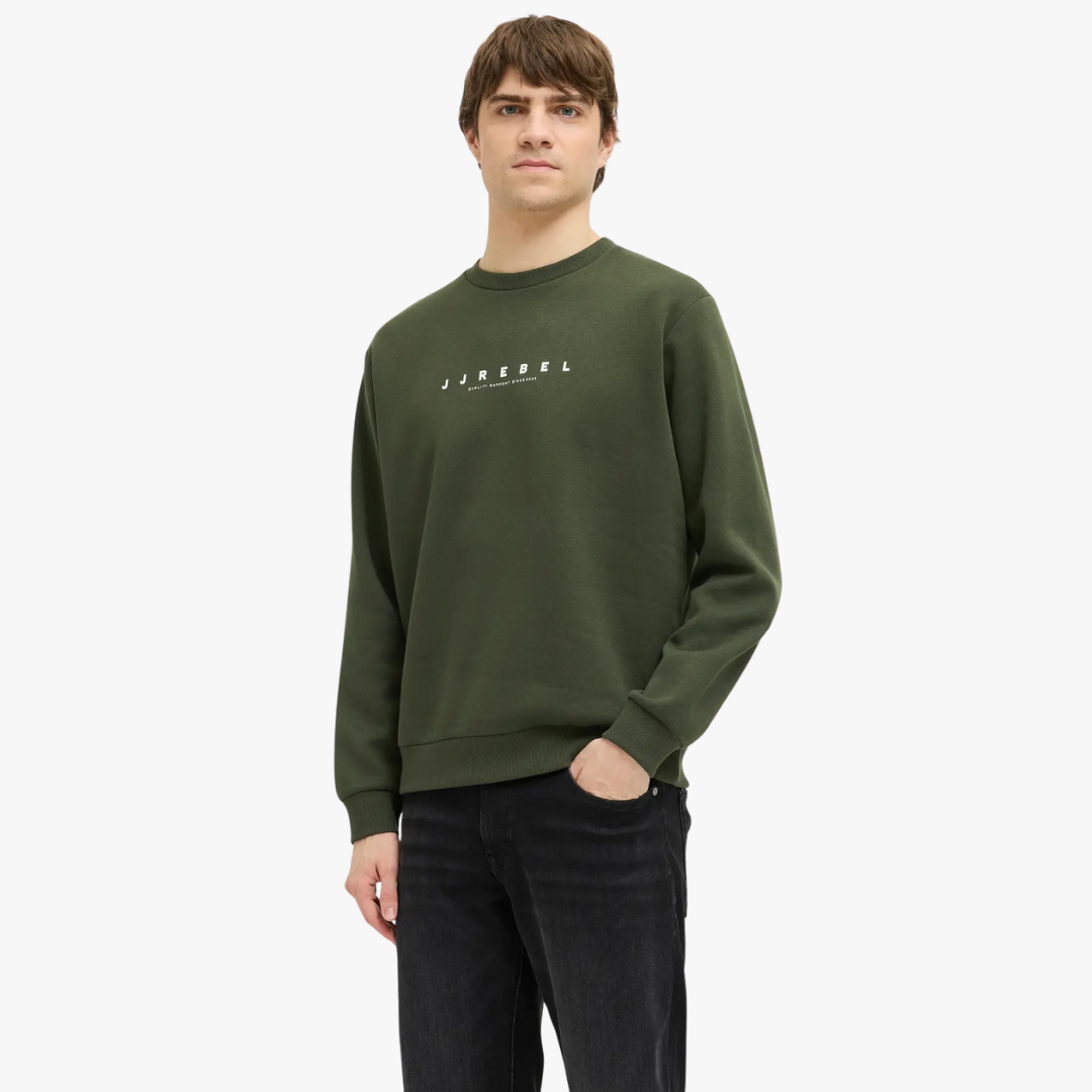 Sweat BROCKY Jack&Jones Rebel Kombu Green 0