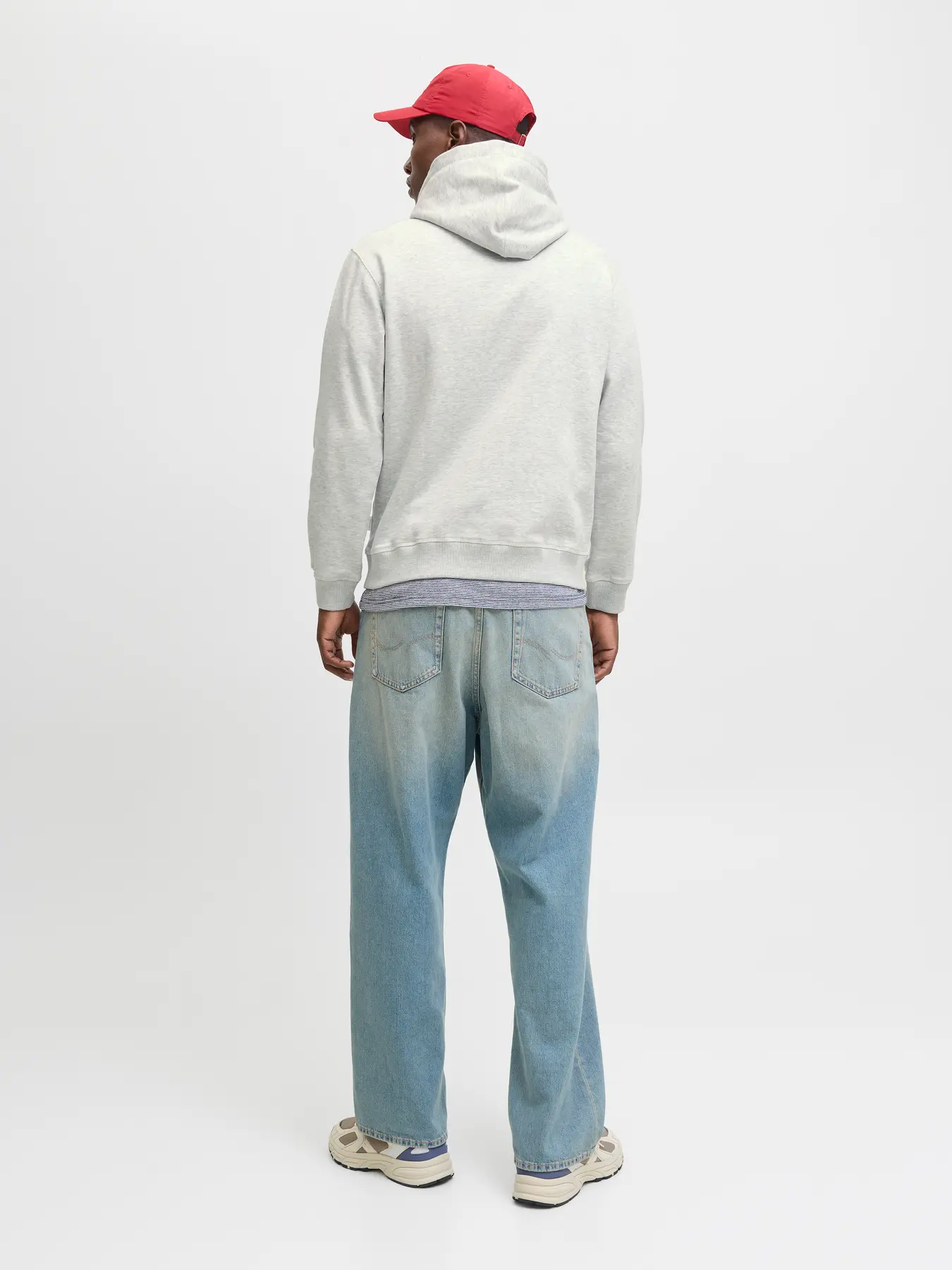 Hoodie NORREBRO Jack&Jones White Melange 1
