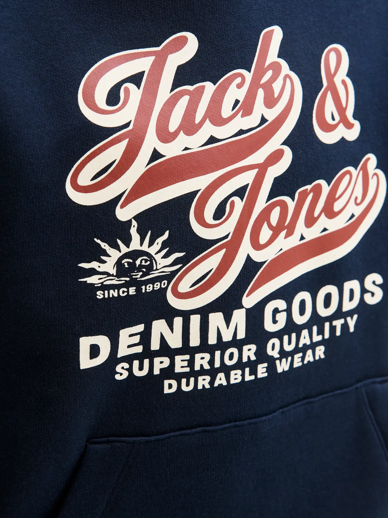 Hoodie LOGO Jack&Jones Junior Sky Captain 1