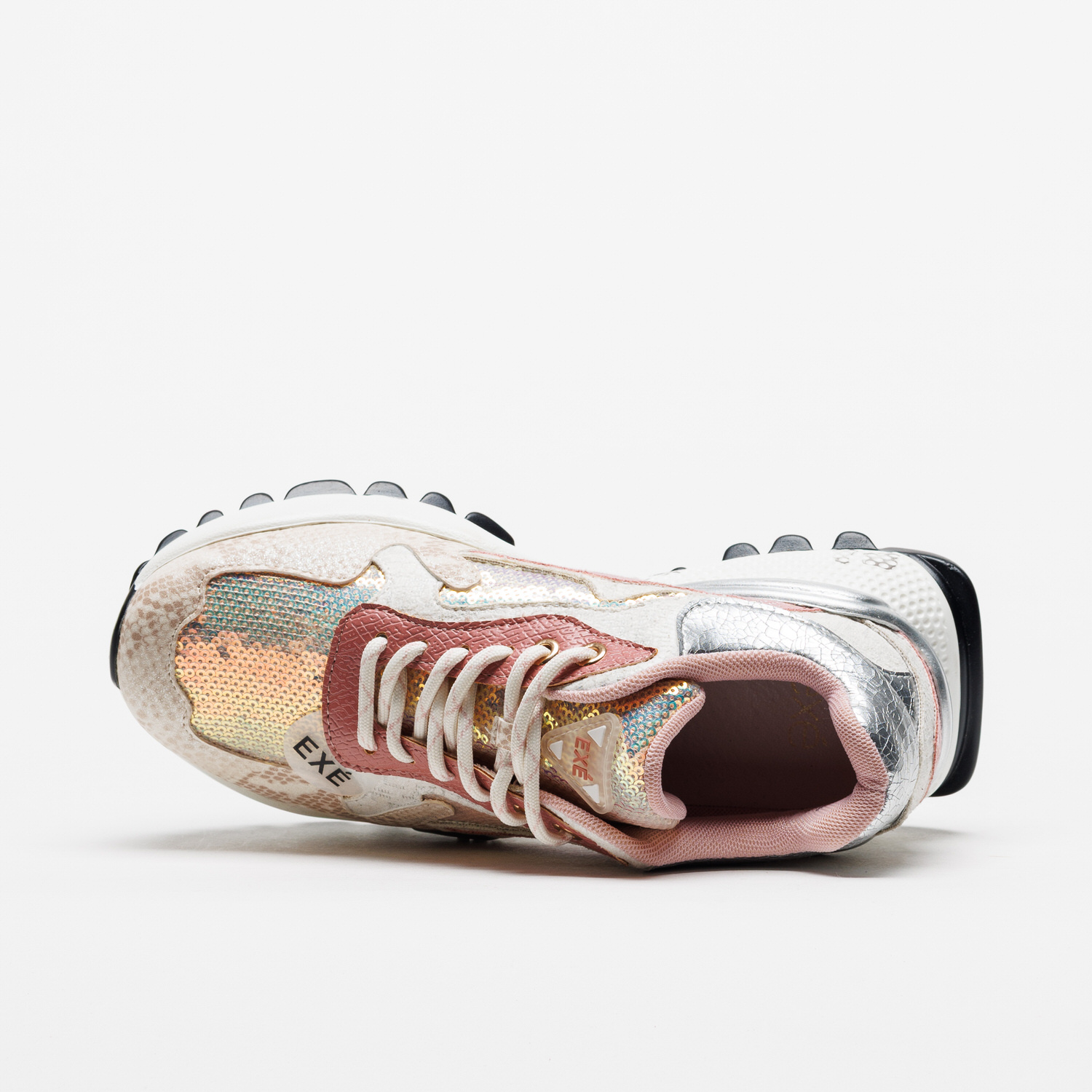 Sapatilha D190608-13B Exé White Pink 3