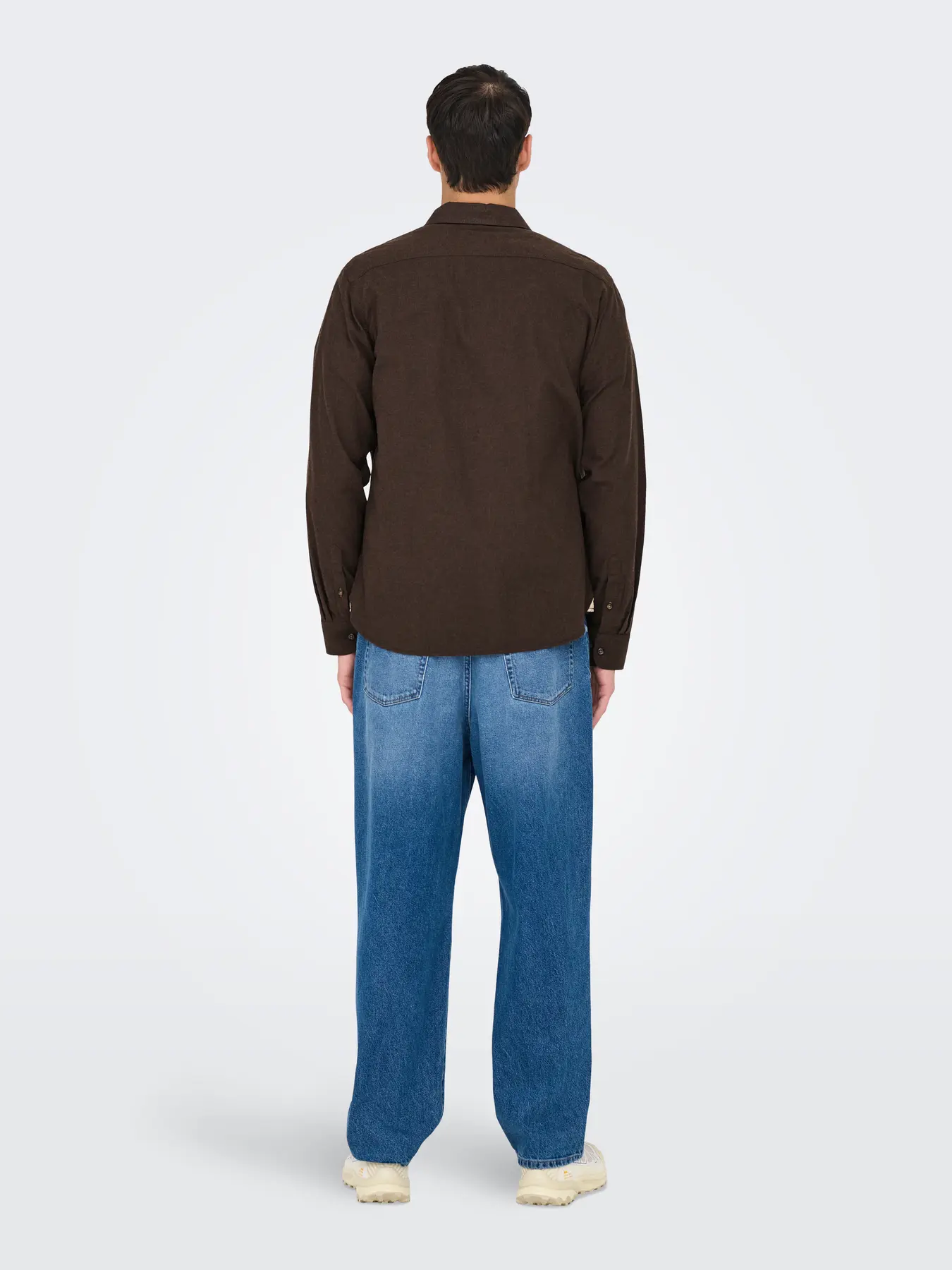 Camisa ROAD Only&Sons Coffee Bean 1