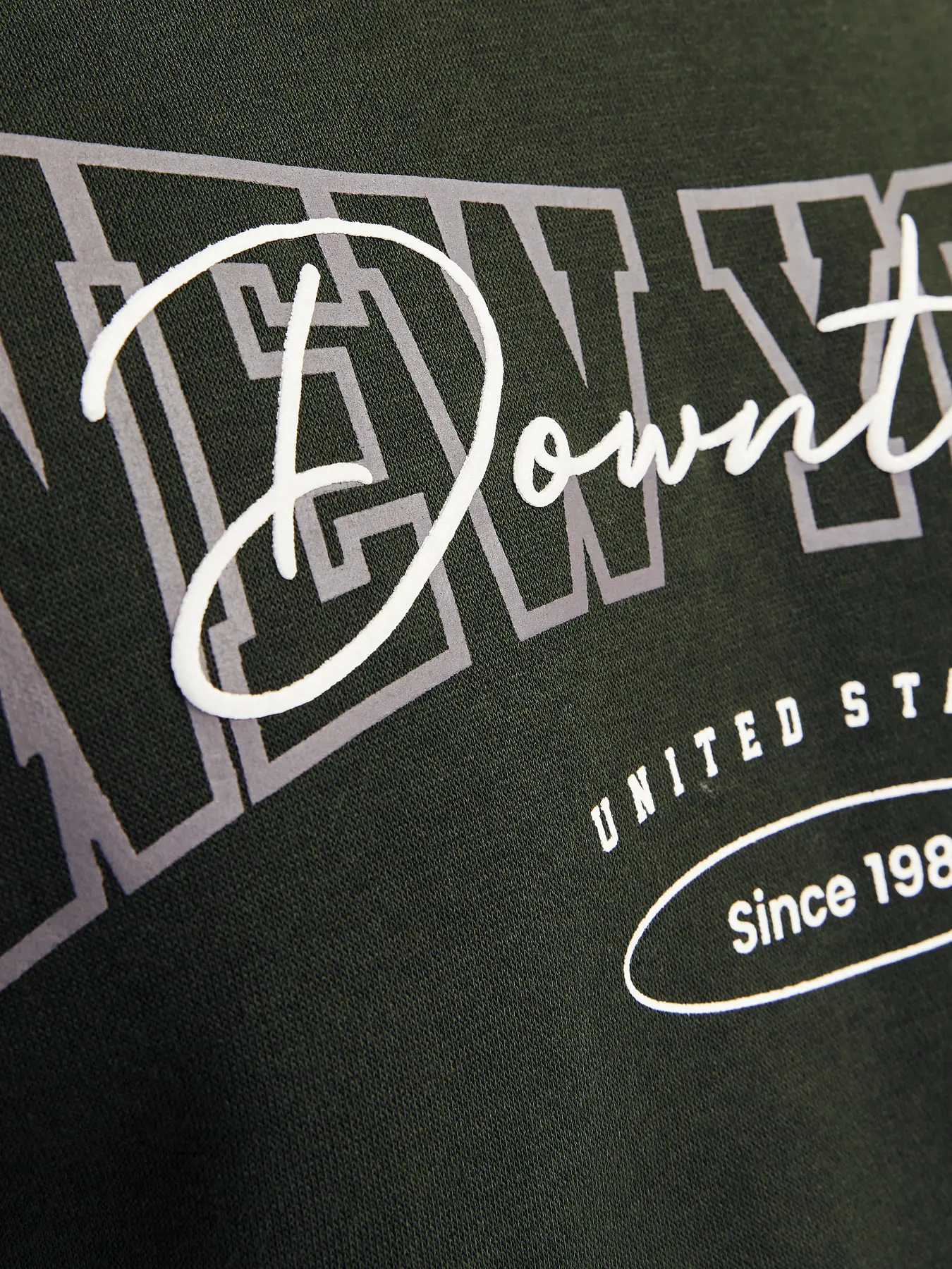 Sweat NEWYORK Jack&Jones Rebel Kombu Green 2