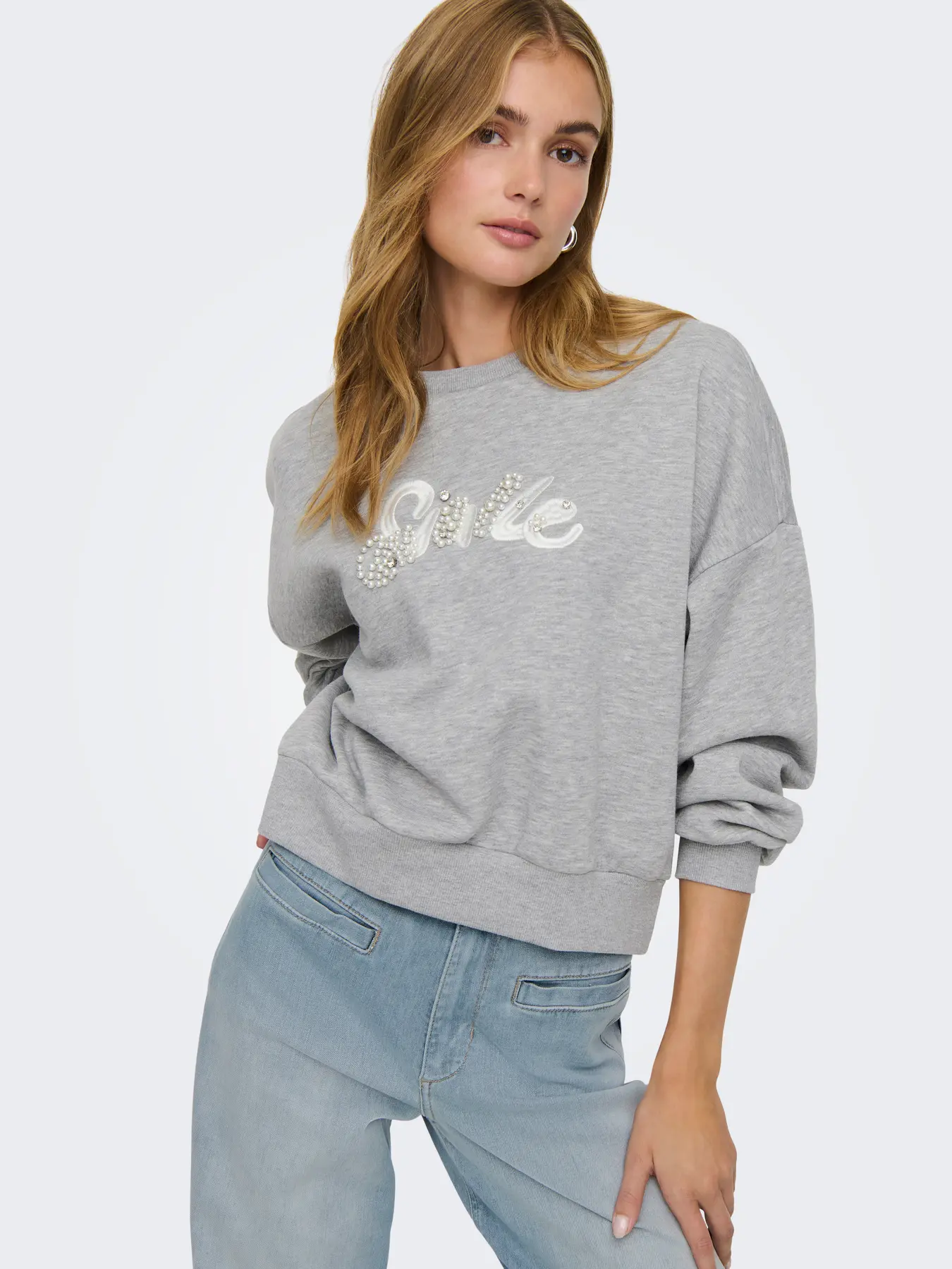 Sweat ALMA Only Light Grey 2