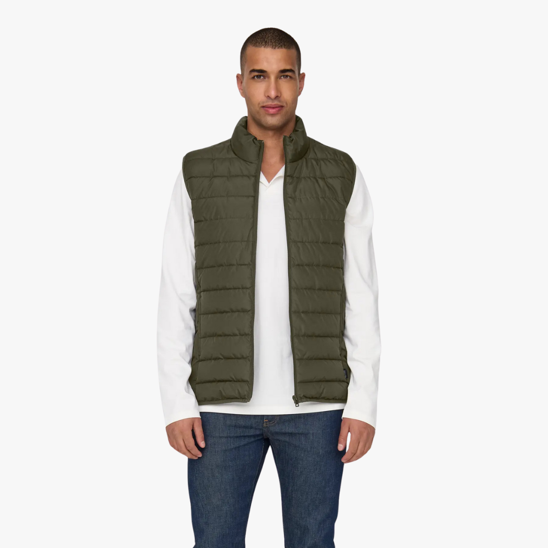 Colete BRODY Only&Sons Olive Night