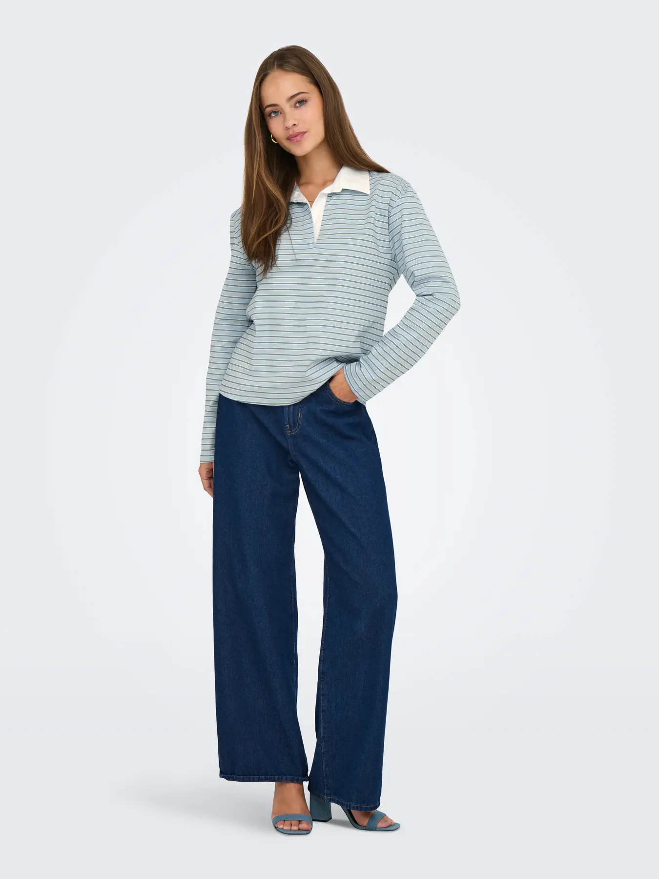 Polo DARLING JDY Cashmere Blue 4