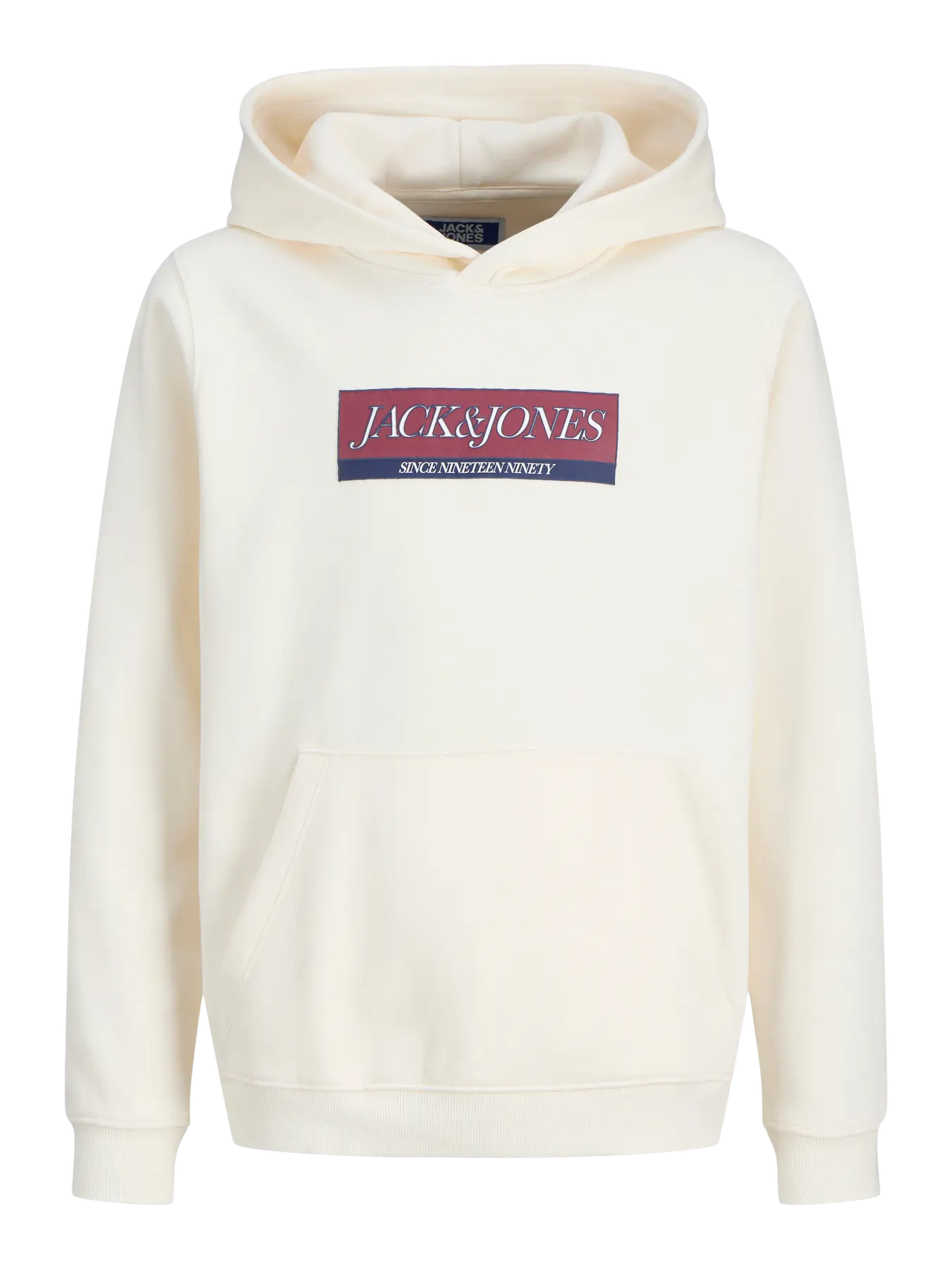 Hoodie INWOOD Jack&Jones Junior Antique White 1
