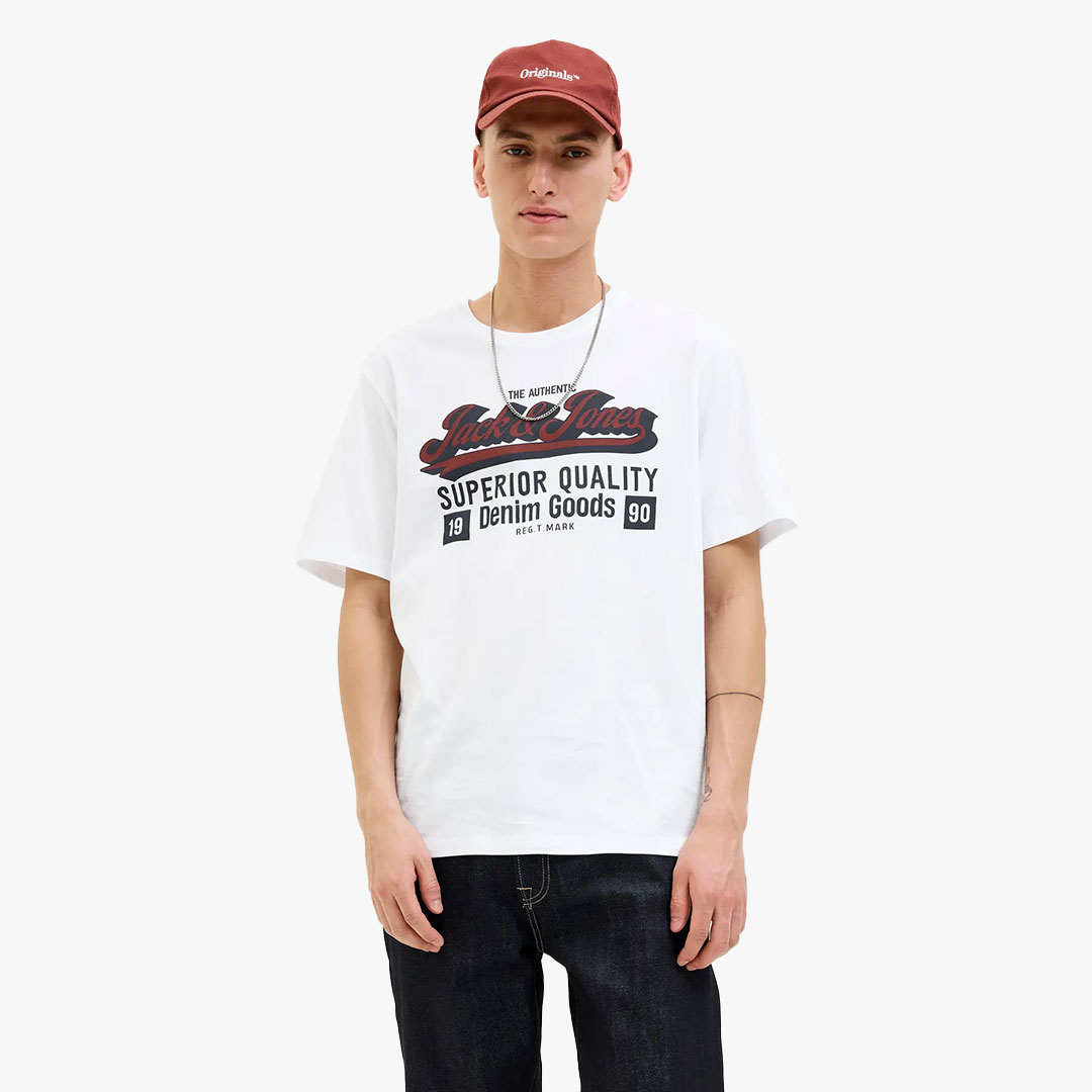 T-shirt LOGO Jack&Jones Cloud Dancer 0