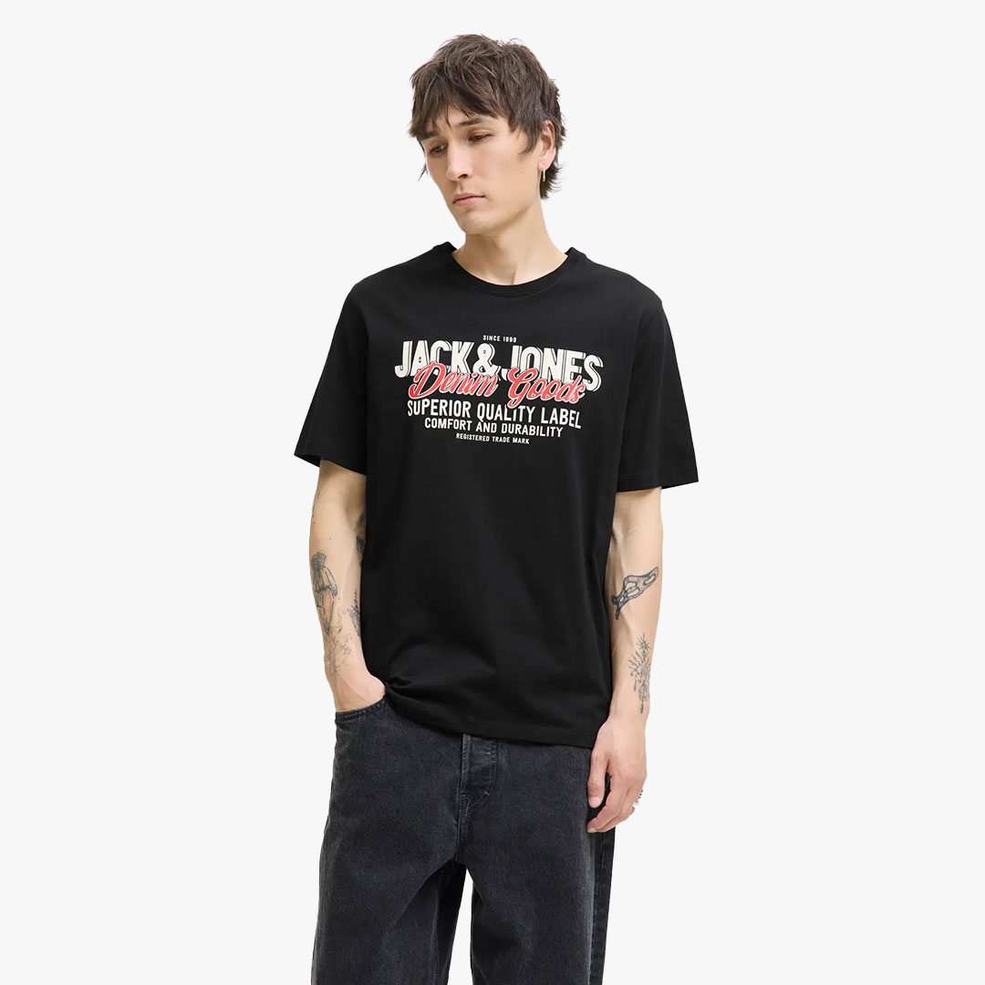 T-shirt LOGO Jack&Jones Black 0