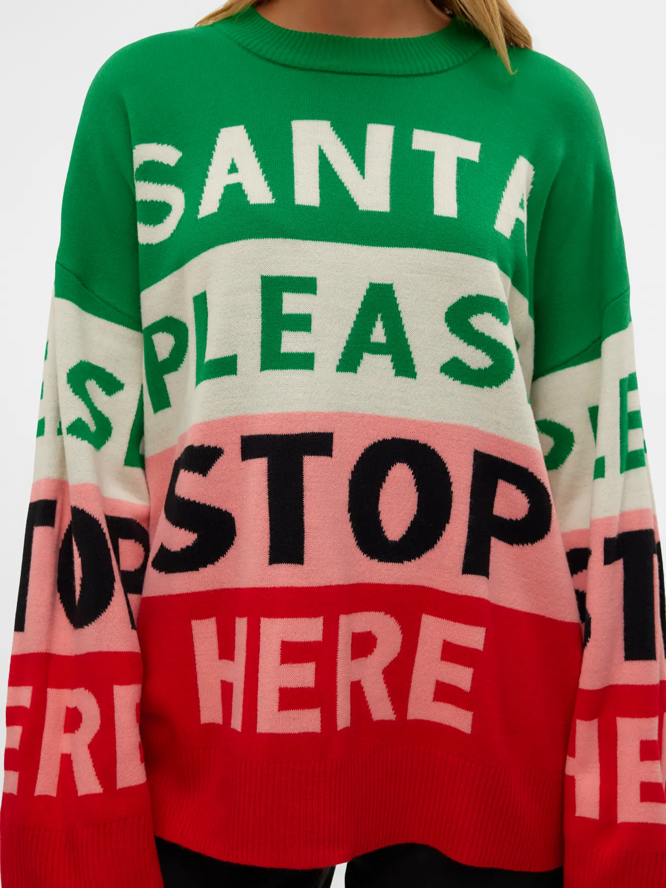 Camisola SANTA TEXT Vero Moda Jelly Bean  1