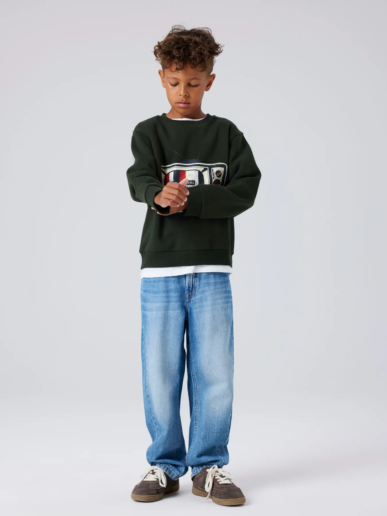 Camisola SEBASTI Name It Deep Forest 3