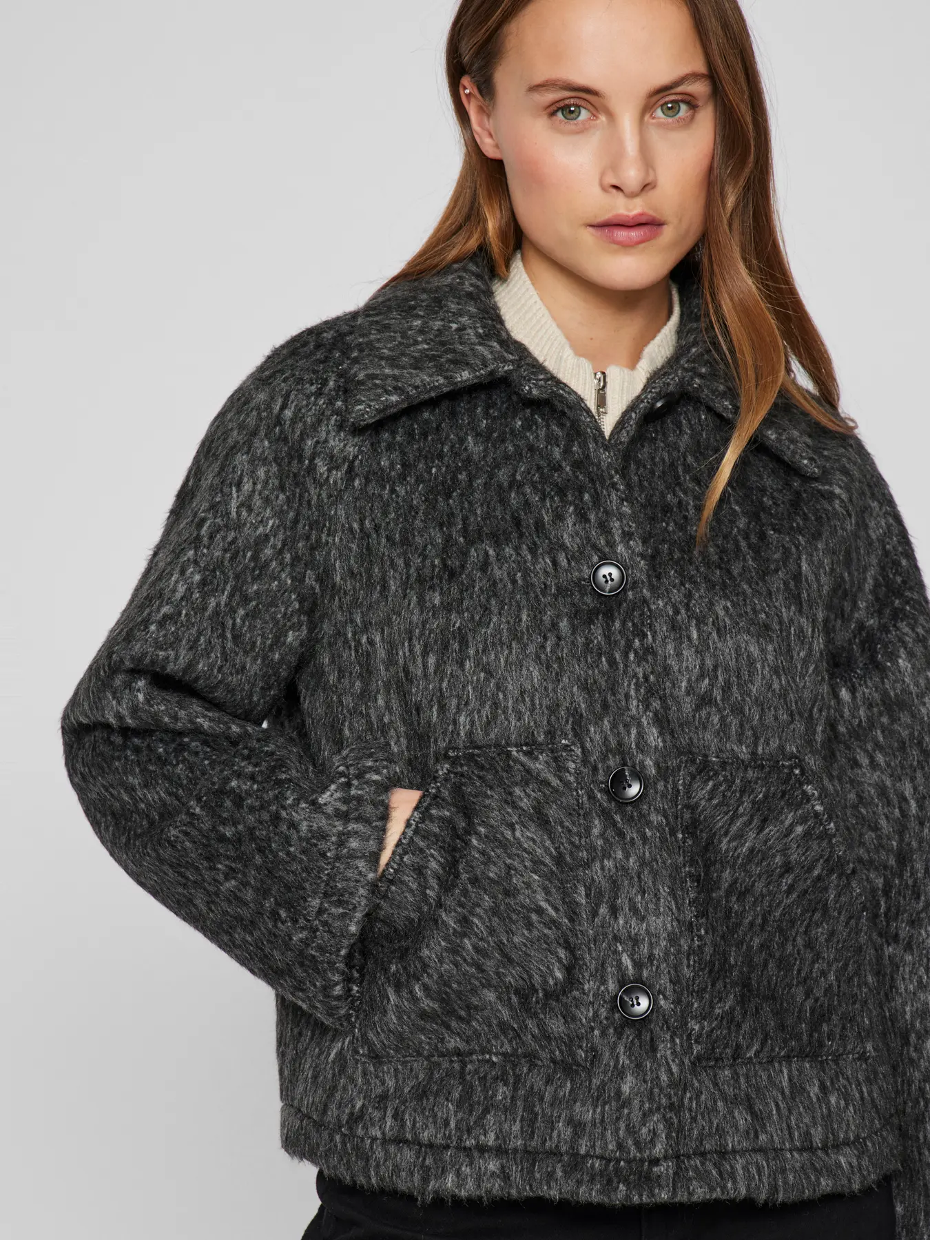 Casaco JADIA Vila Dark Grey 1