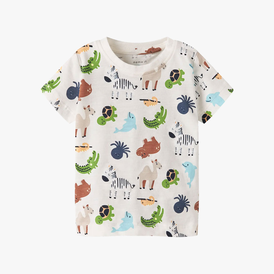 T-shirt FARI Name It Cloud Dancer