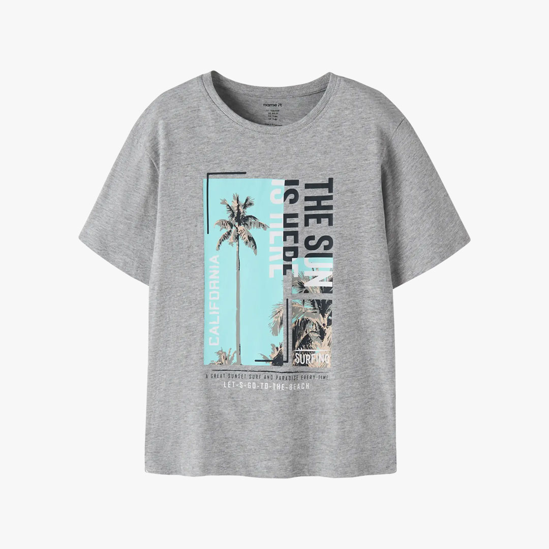 T-shirt VAGNO Name It Grey Melange 0